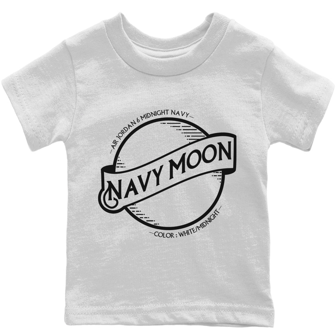 Navy Moon Kids Tops - Air Jordan 6 Midnight Navy