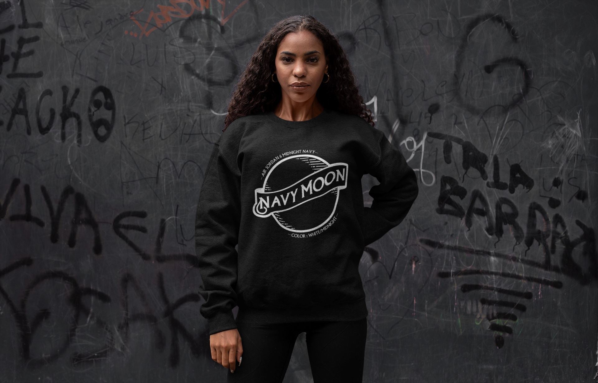 Navy Moon Unisex Tops - Air Jordan 6 Midnight Navy