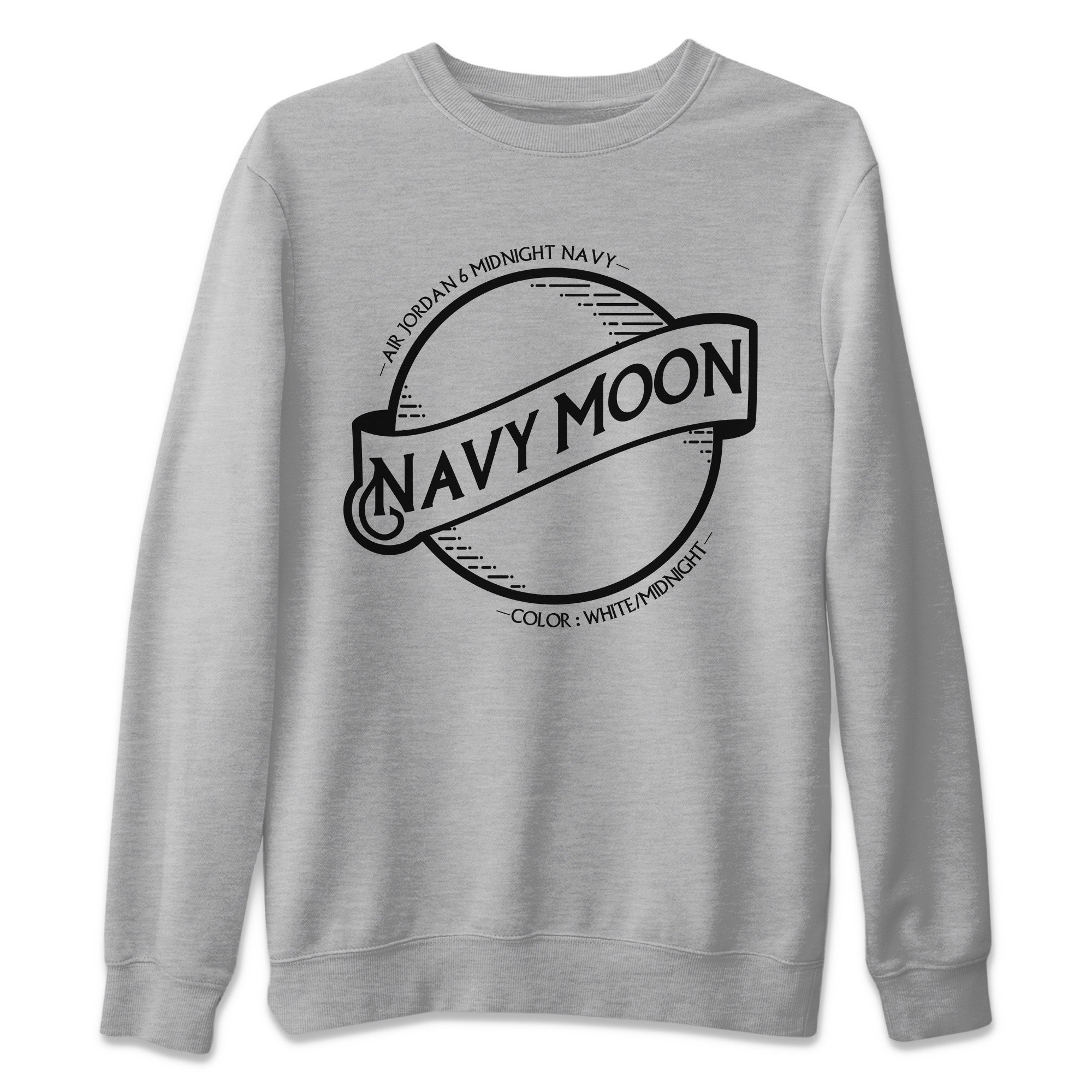 Navy Moon Unisex Tops - Air Jordan 6 Midnight Navy