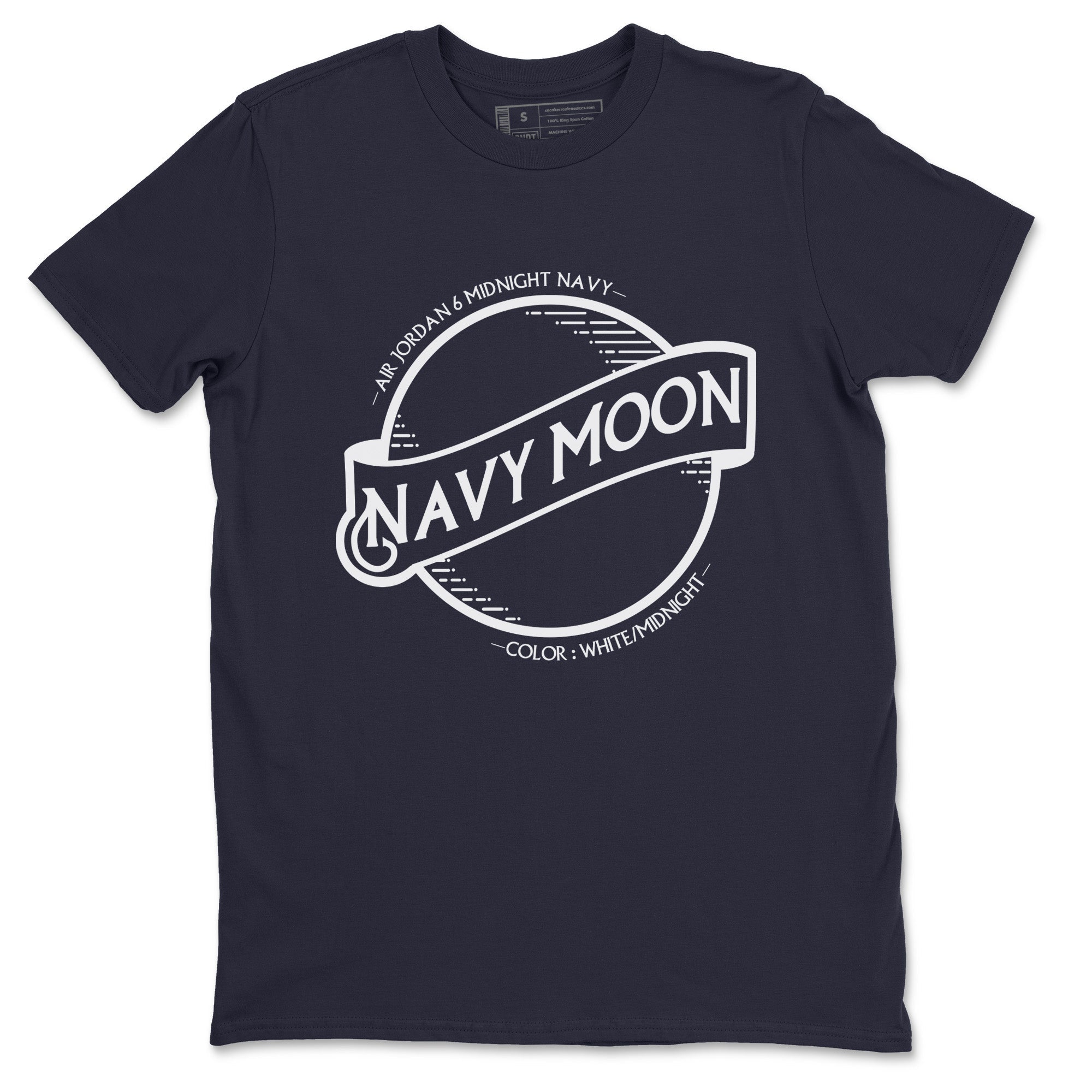 Navy Moon Unisex Tops - Air Jordan 6 Midnight Navy