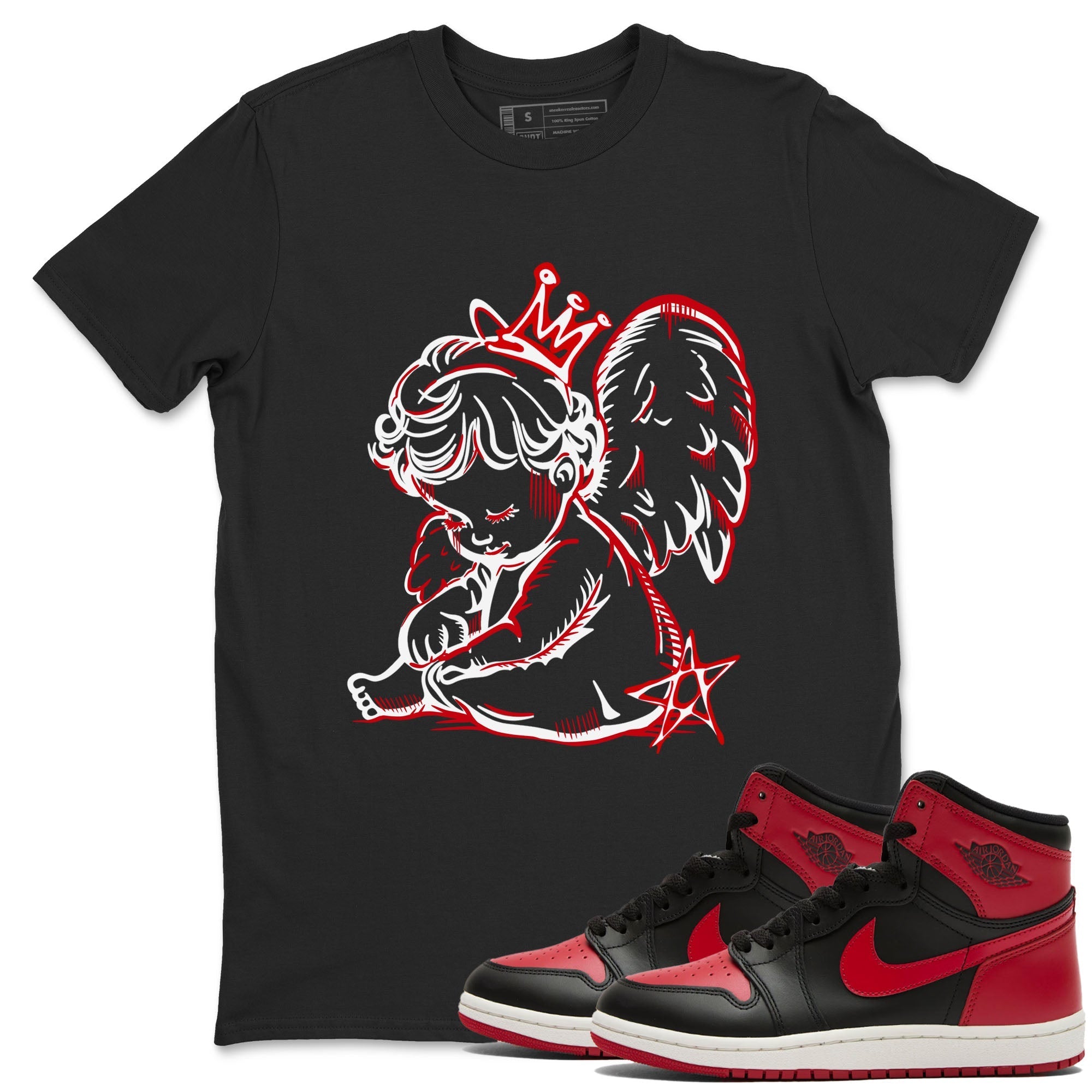 Neon Angel snkmatch Tees - Air Jordan 1 '85 Bred