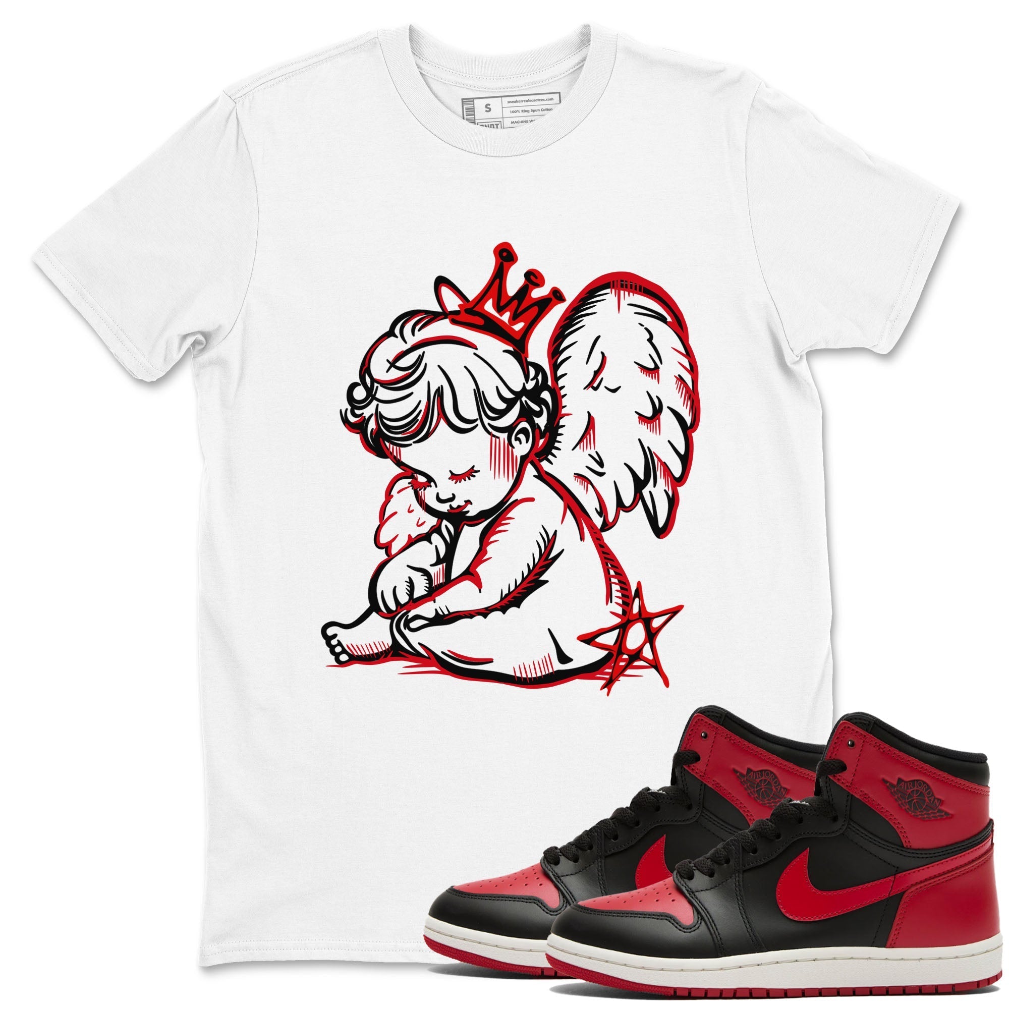 Neon Angel snkmatch Tees - Air Jordan 1 '85 Bred