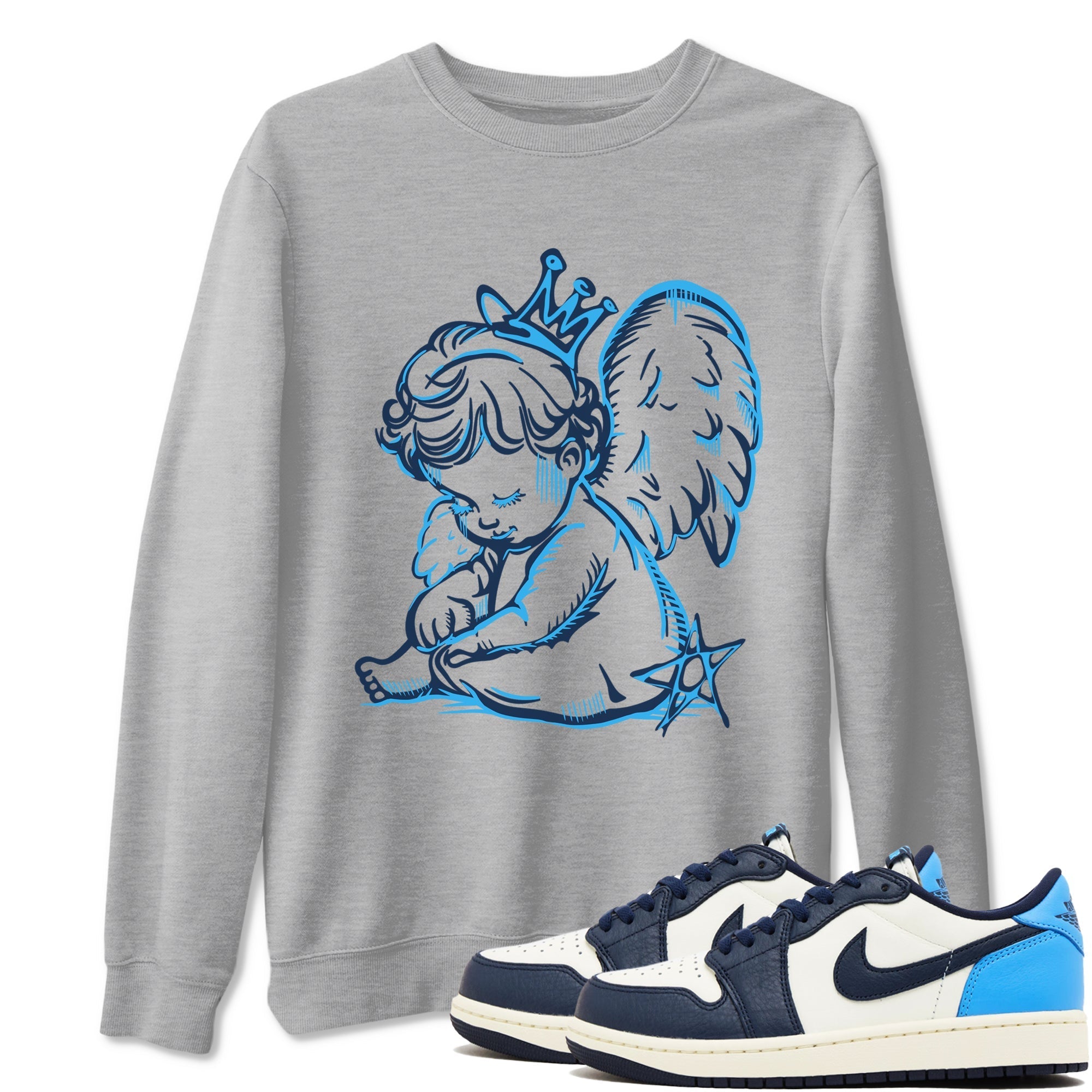 Neon Angel snkmatch Tees - Air Jordan 1 Obsidian
