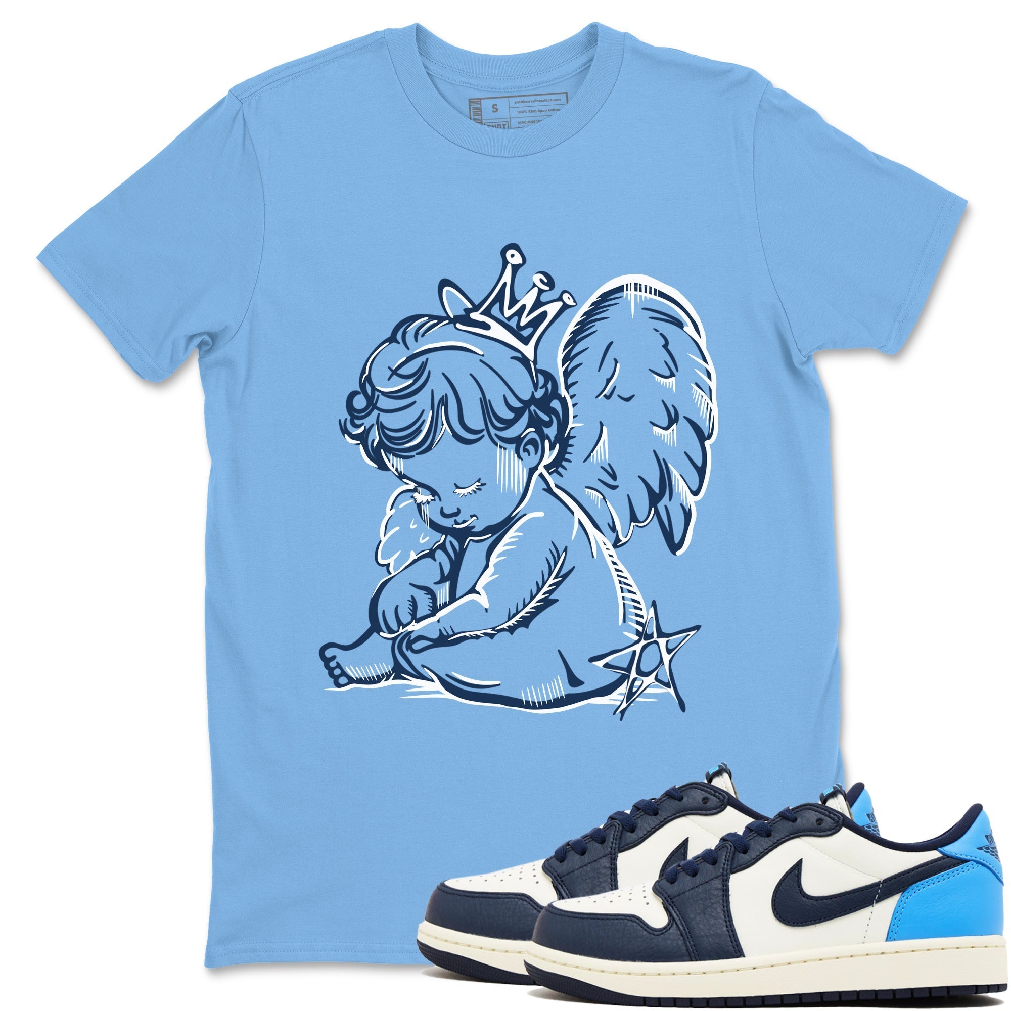 Neon Angel snkmatch Tees - Air Jordan 1 Obsidian