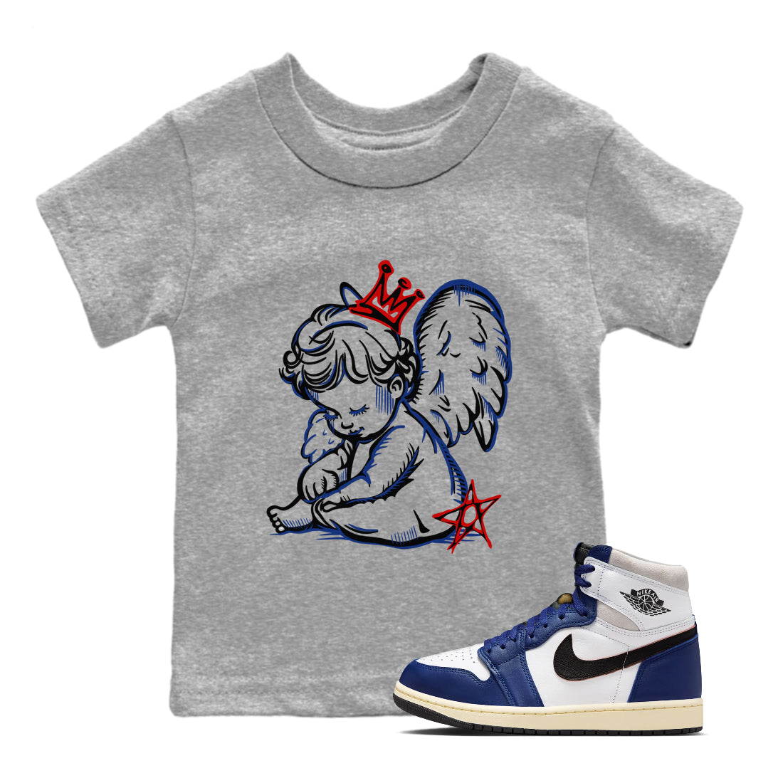 Neon Angel snkmatch Tees Kids - Air Jordan 1 Rare Air