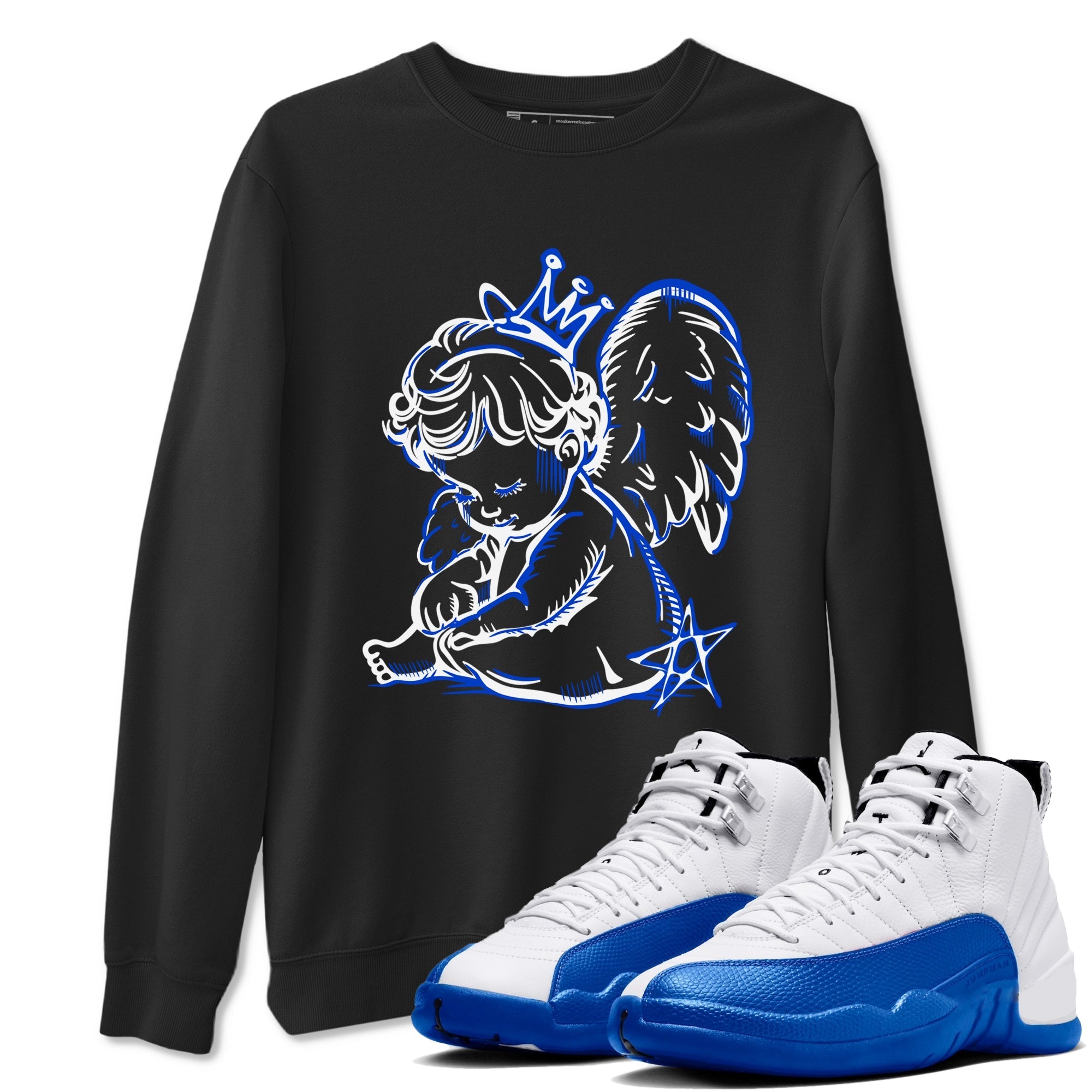 Neon Angel snkmatch Tees - Air Jordan 12 Blueberry