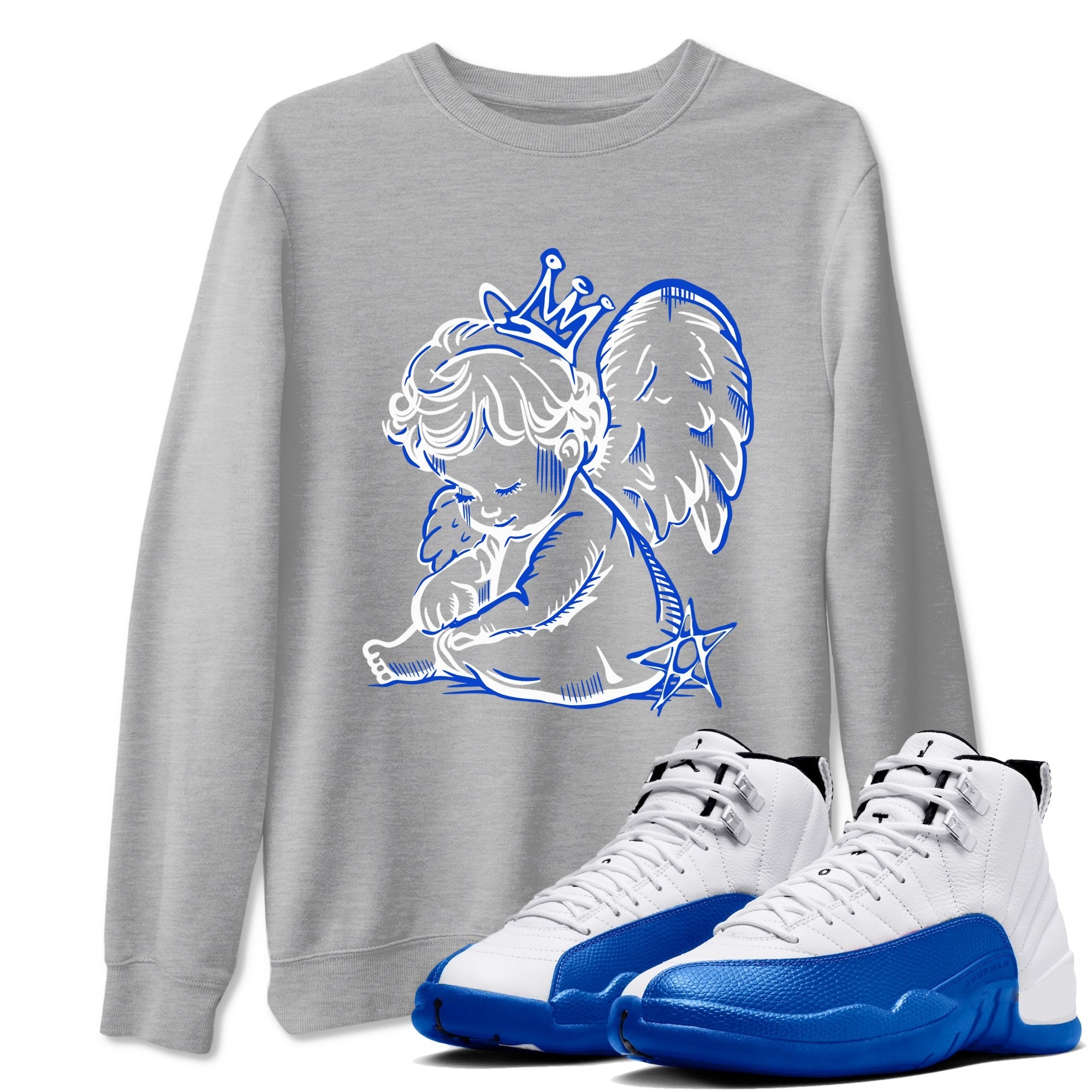 Neon Angel snkmatch Tees - Air Jordan 12 Blueberry