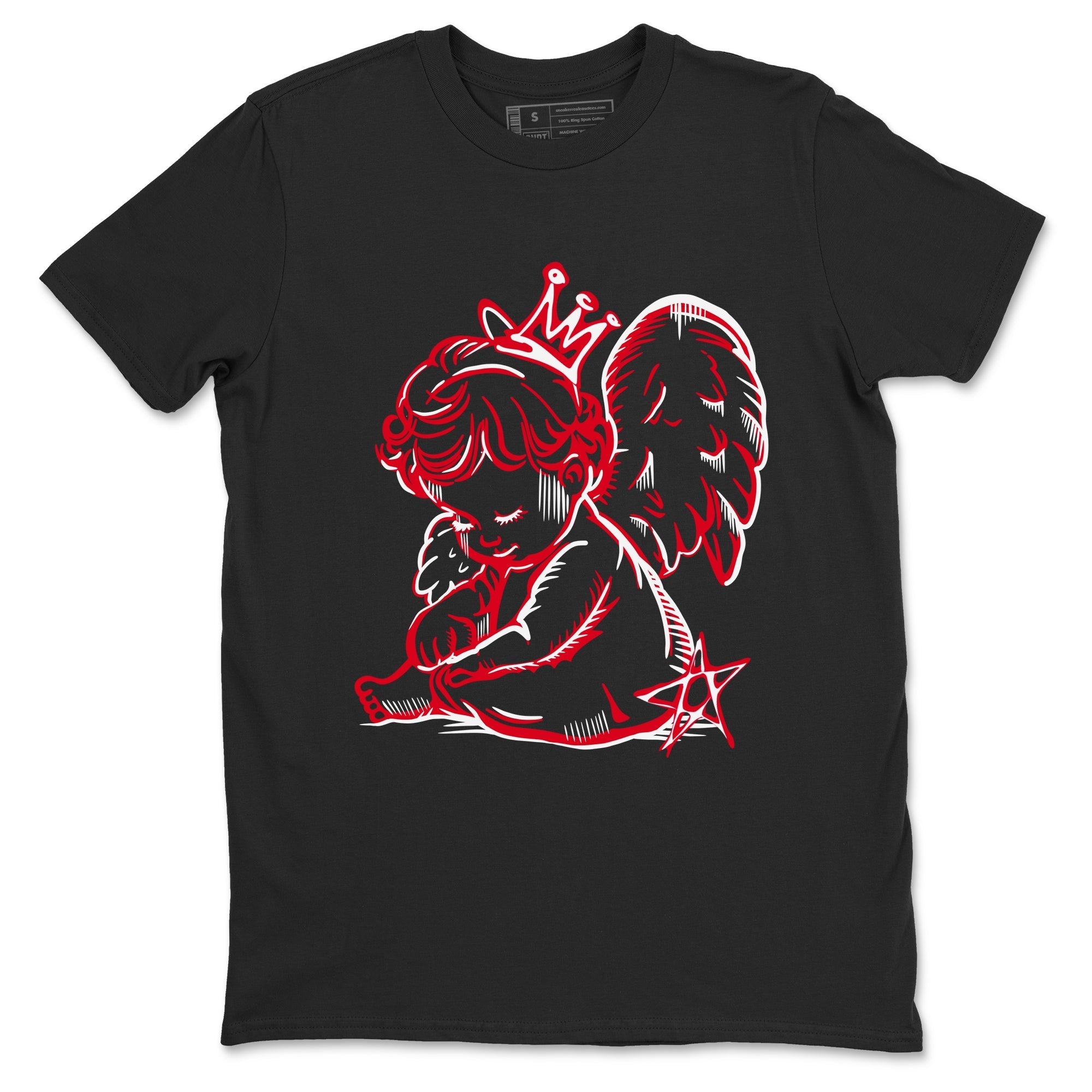 Neon Angel snkmatch Tees - Air Jordan 12 Flu Game