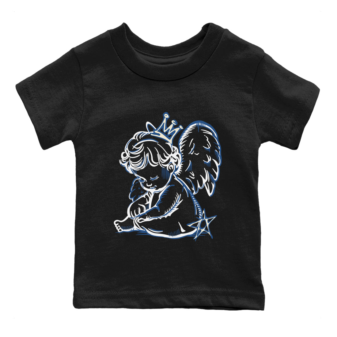 Neon Angel snkmatch Tees Kids - Air Jordan 3 A Ma Maniere x Diffused Blue