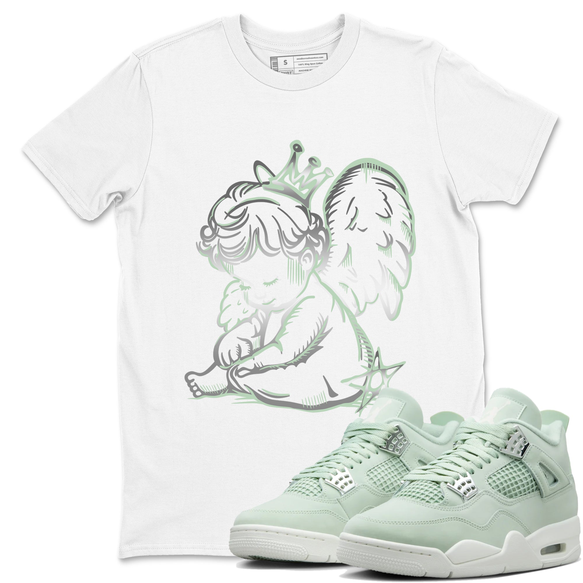Neon Angel snkmatch Tees - Air Jordan 4 Abundance