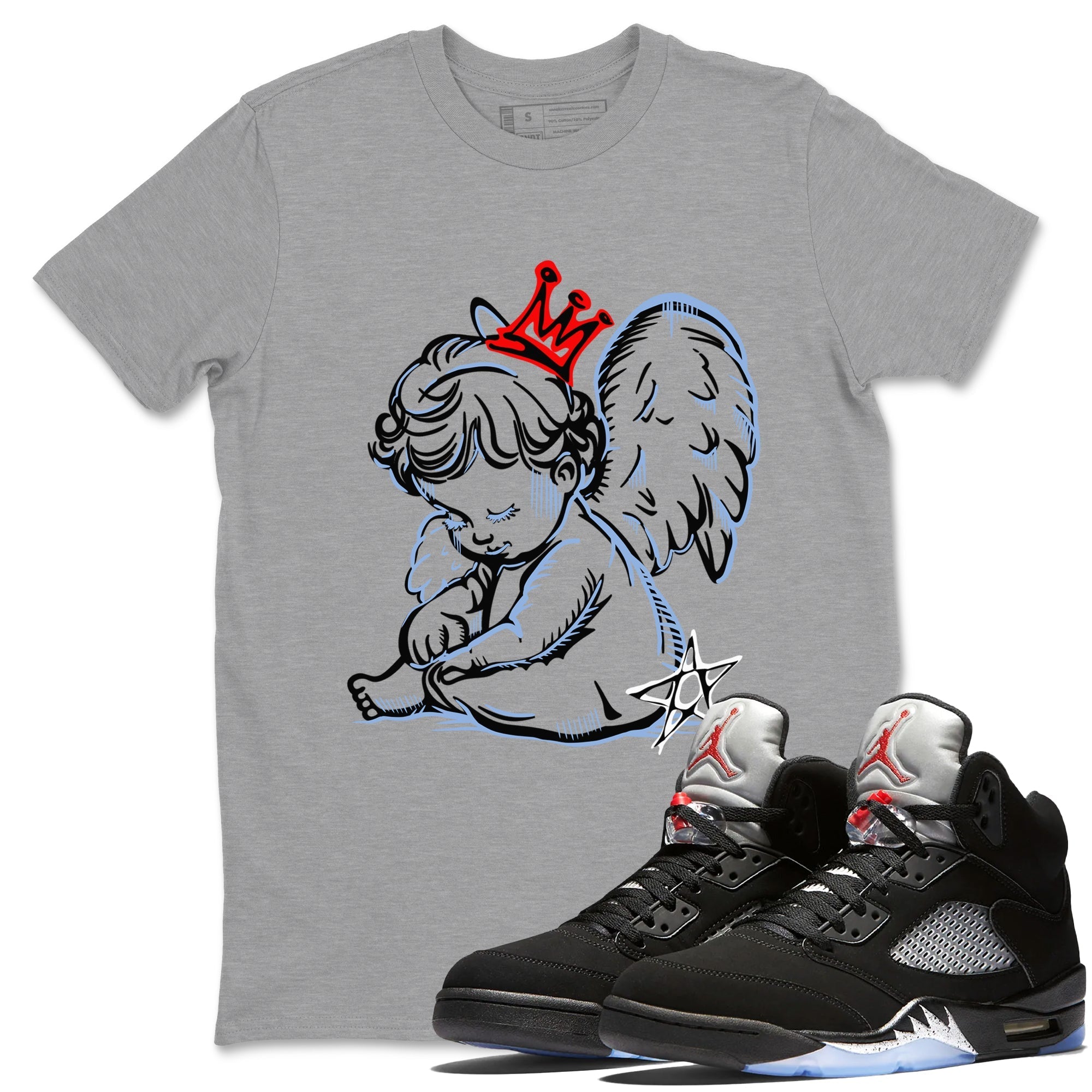 Neon Angel snkmatch Tees - Air Jordan 5 Reimagined