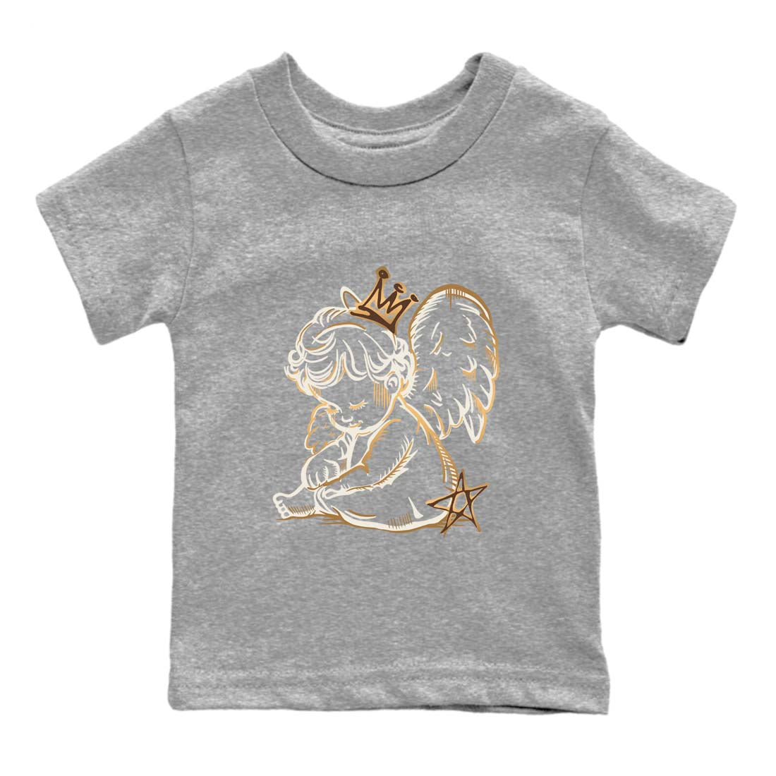 Neon Angel snkmatch Tees Kids - Air Jordan 5 Golden Ticket