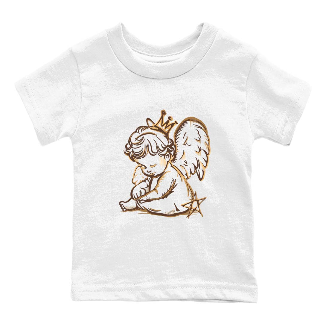 Neon Angel snkmatch Tees Kids - Air Jordan 5 Golden Ticket
