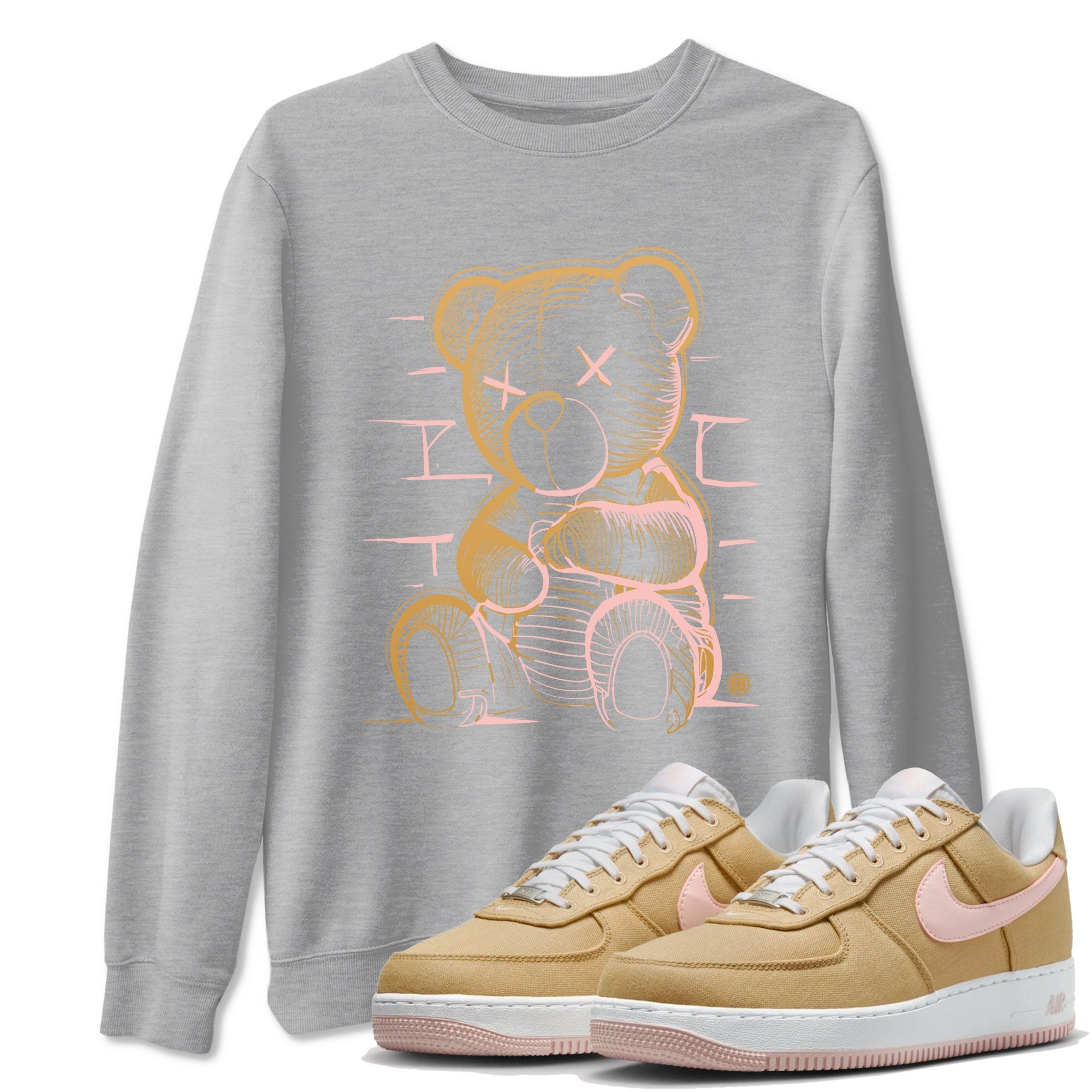 Neon Bear snkmatch Tees - Air Force 1 Linen