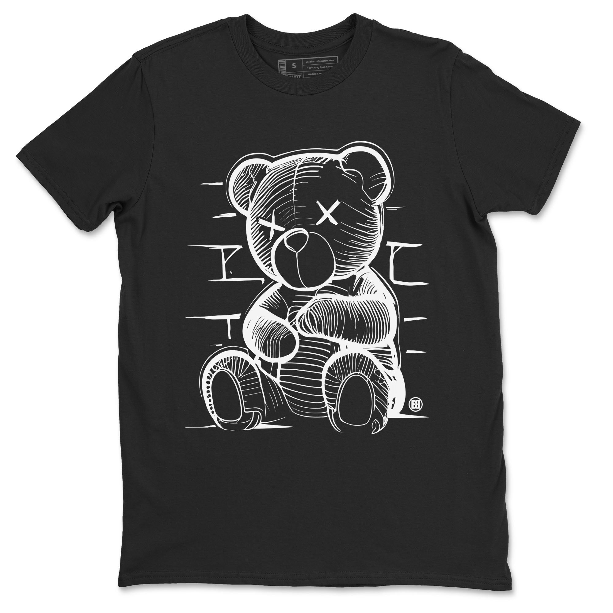 Neon Bear snkmatch Tees - Air Jordan 1 Black White