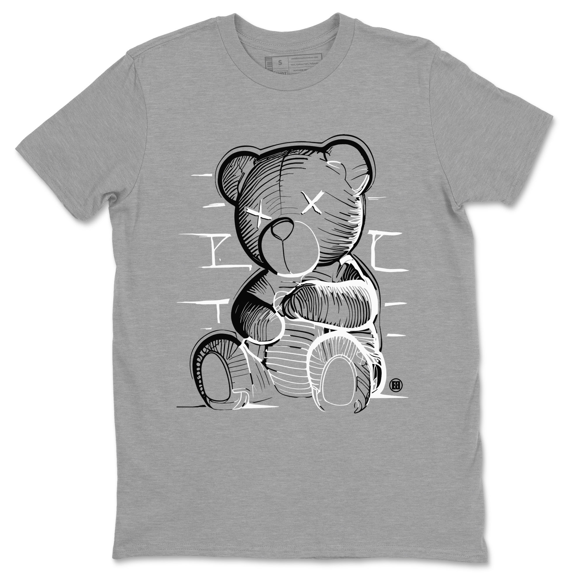 Neon Bear snkmatch Tees - Air Jordan 1 Black White