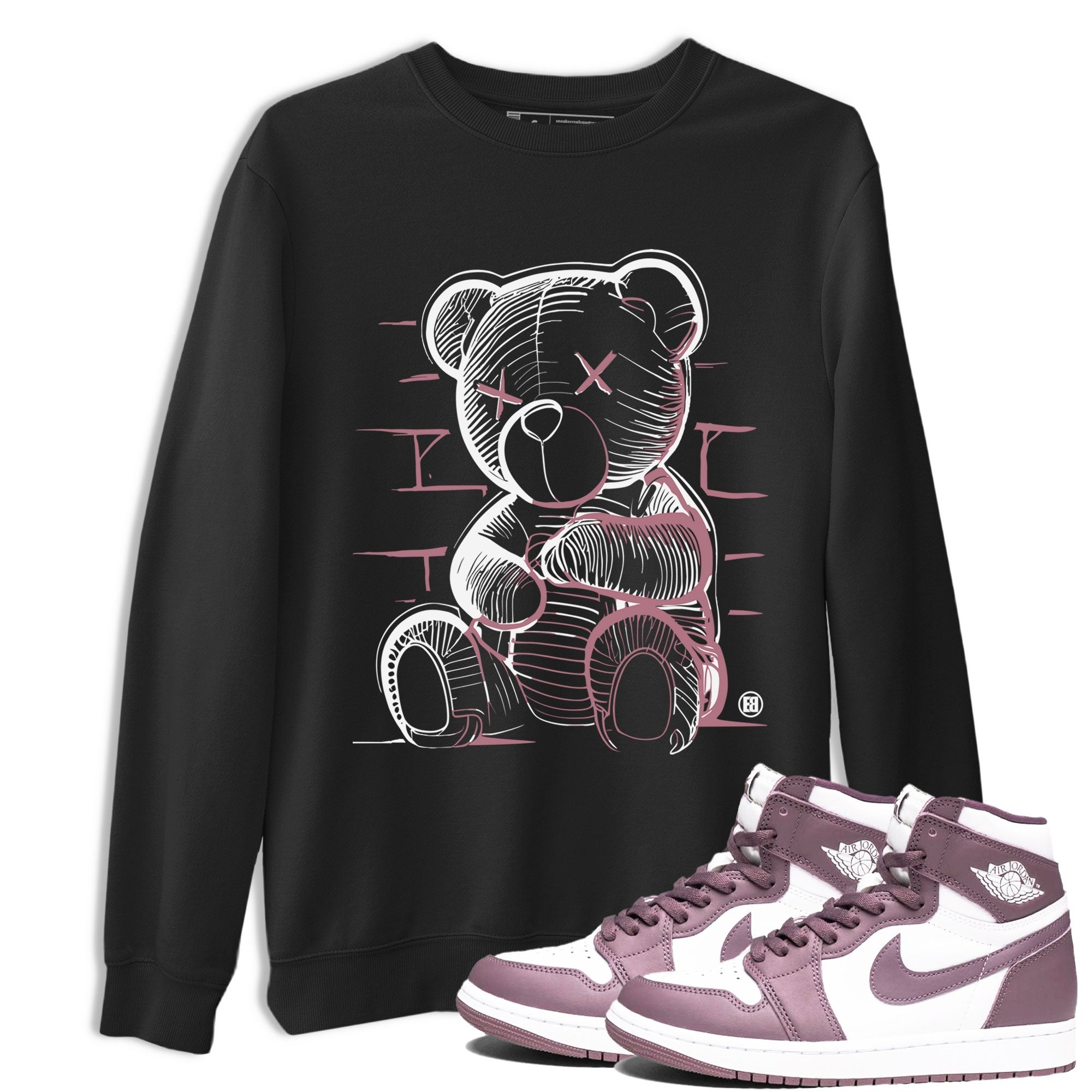Neon Bear snkmatch Tee - Air Jordan 1 Mauve