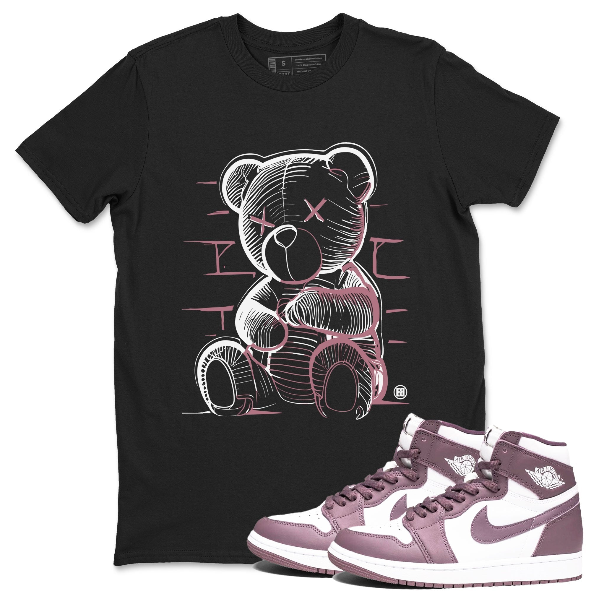 Neon Bear snkmatch Tee - Air Jordan 1 Mauve