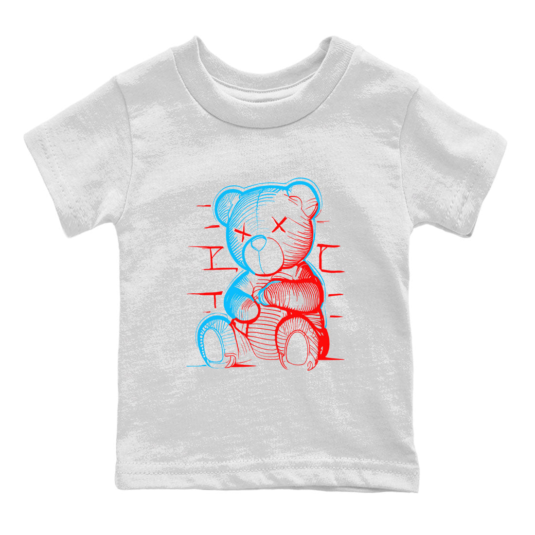 Neon Bear Kids Tops - Air Jordan 1 UNC to Chicago