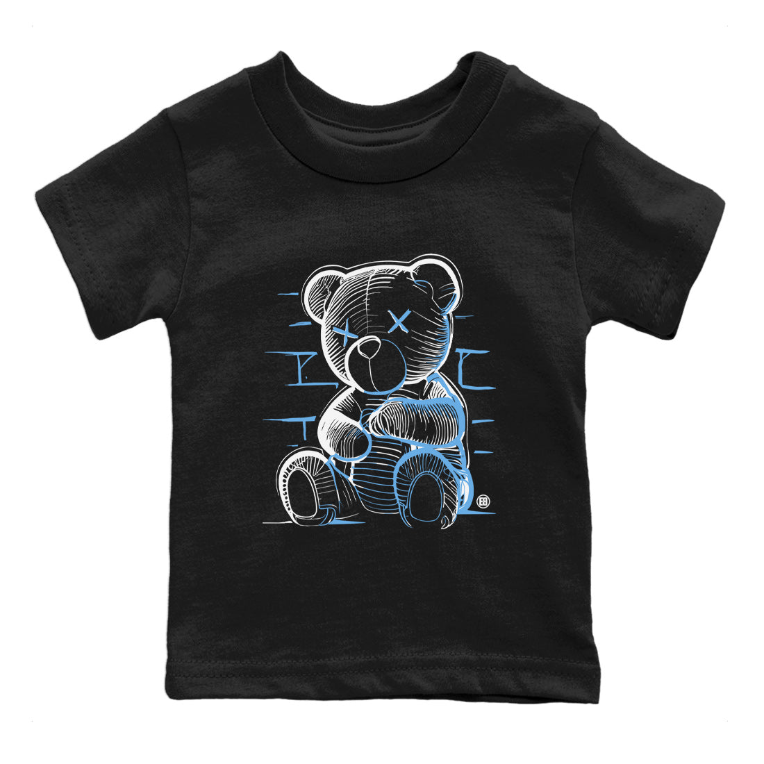 Neon Bear Kids Tops - Air Jordan 1 UNC Toe