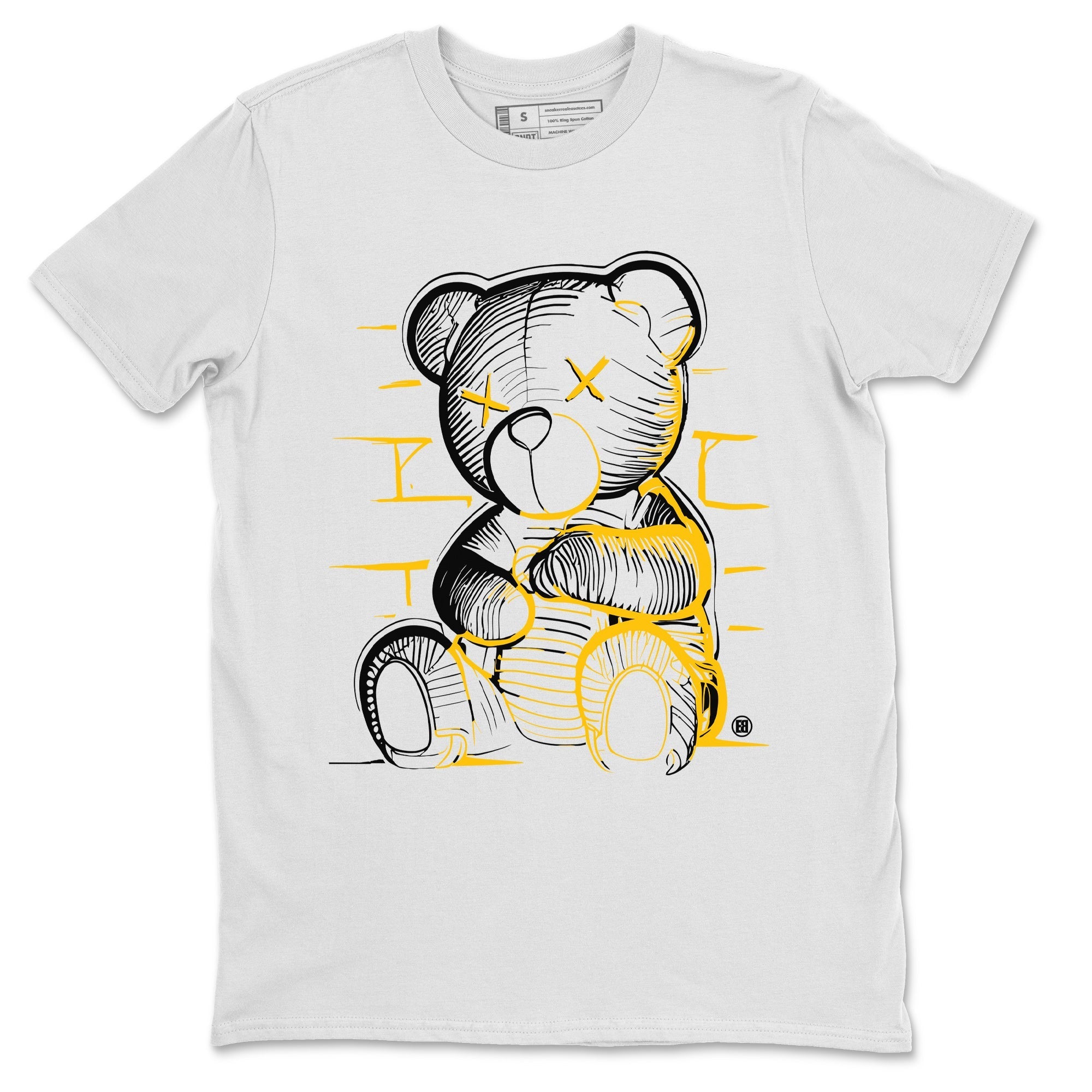 Neon Bear Unisex Tops - Air Jordan 11 Yellow Python
