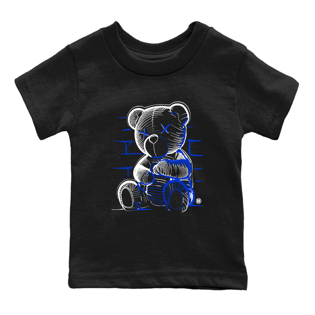 Neon Bear snkmatch Tees Kids - Air Jordan 12 Blueberry