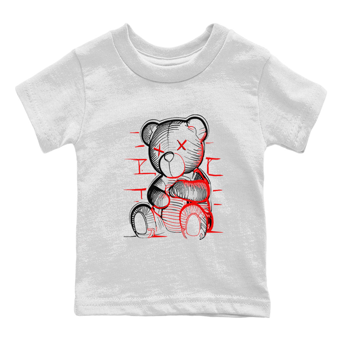 Neon Bear snkmatch Tee Kids - Air Jordan 12 Cherry