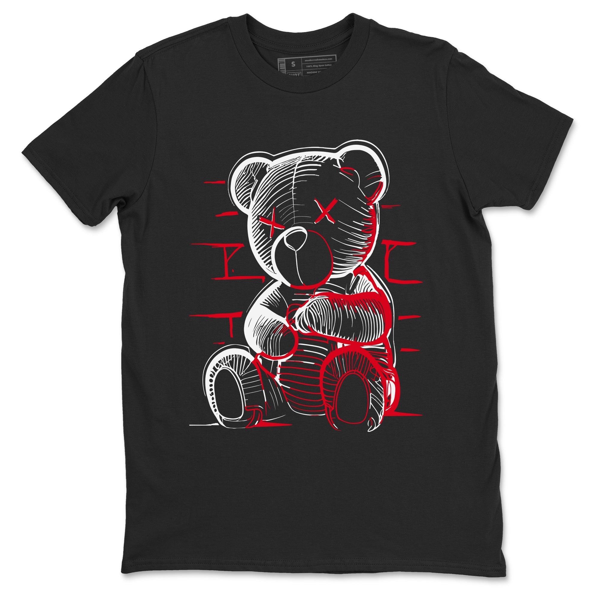 Neon Bear snkmatch Tees - Air Jordan 12 Flu Game