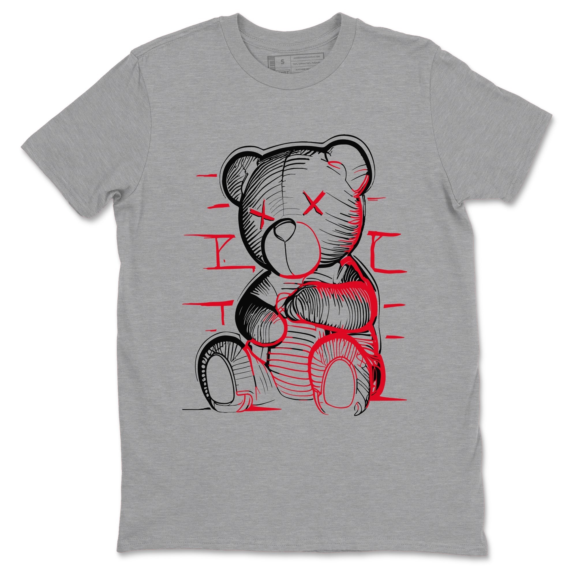 Neon Bear snkmatch Tees - Air Jordan 12 Flu Game