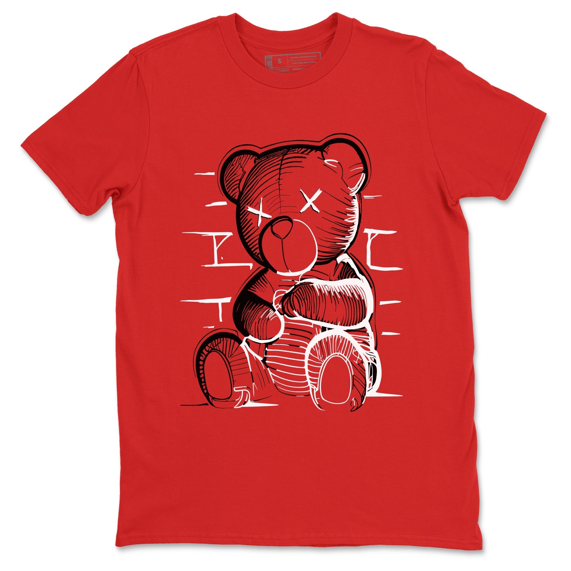 Neon Bear snkmatch Tees - Air Jordan 12 Flu Game