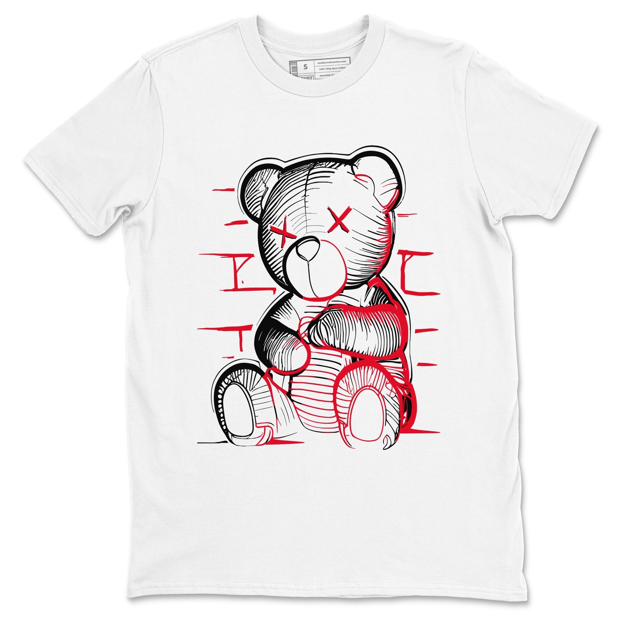 Neon Bear snkmatch Tees - Air Jordan 12 Flu Game