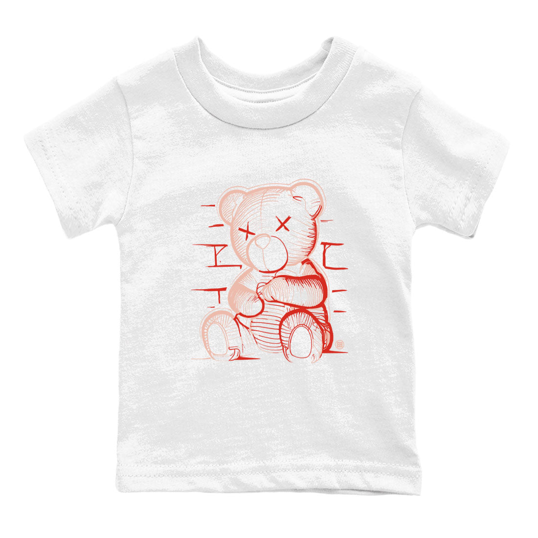 Neon Bear snkmatch Tees Kids - Air Jordan 13 Dune Red