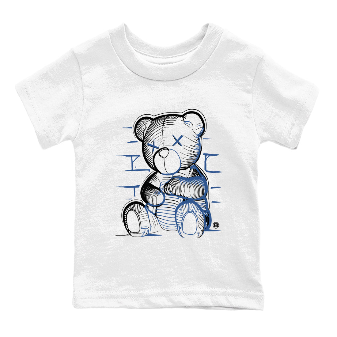 Neon Bear snkmatch Tees Kids - Air Jordan 3 A Ma Maniere x Diffused Blue