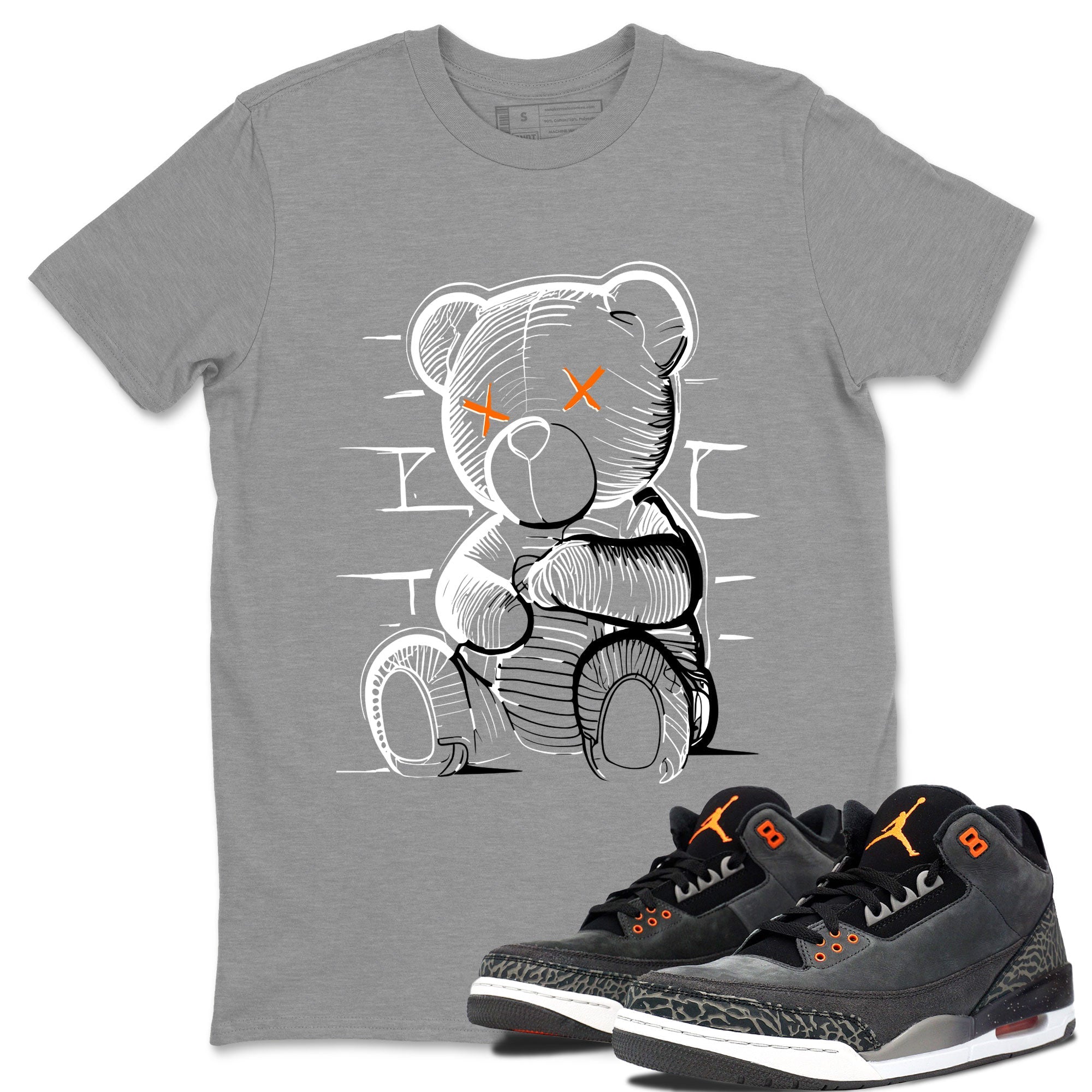 Neon Bear snkmatch Tee - Air Jordan 3 Fear