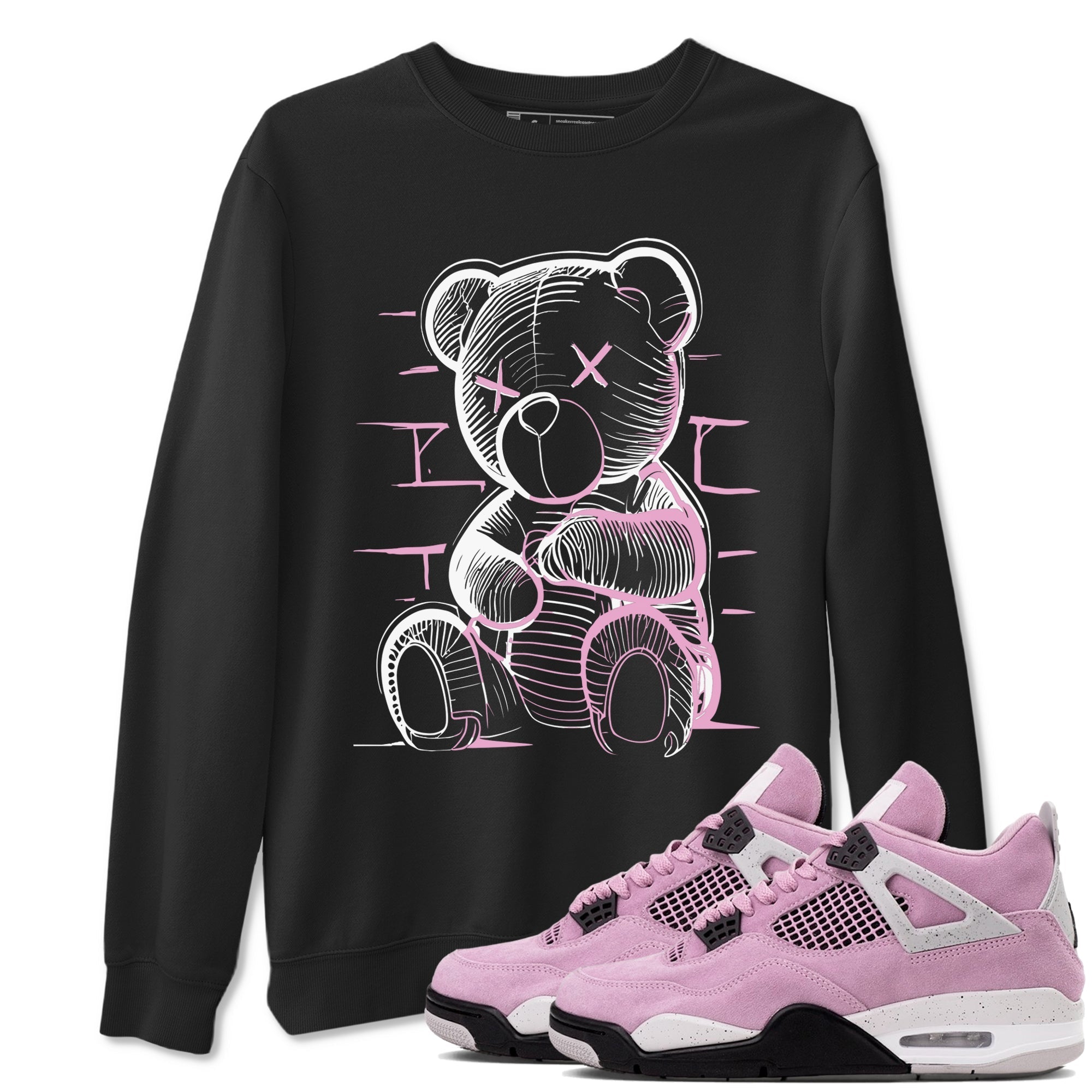 Neon Bear snkmatch Tees - Air Jordan 4 Orchid