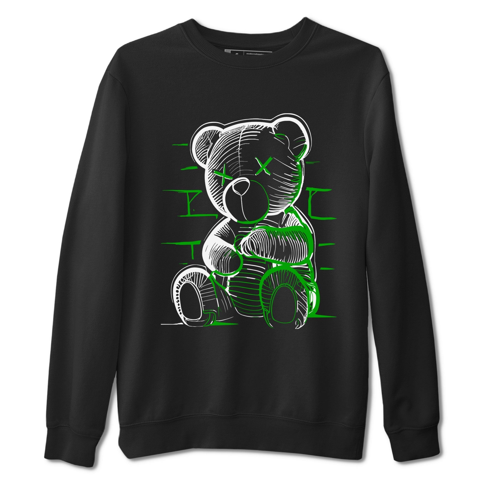 Neon Bear snkmatch Tee - Air Jordan 5 Lucky Green