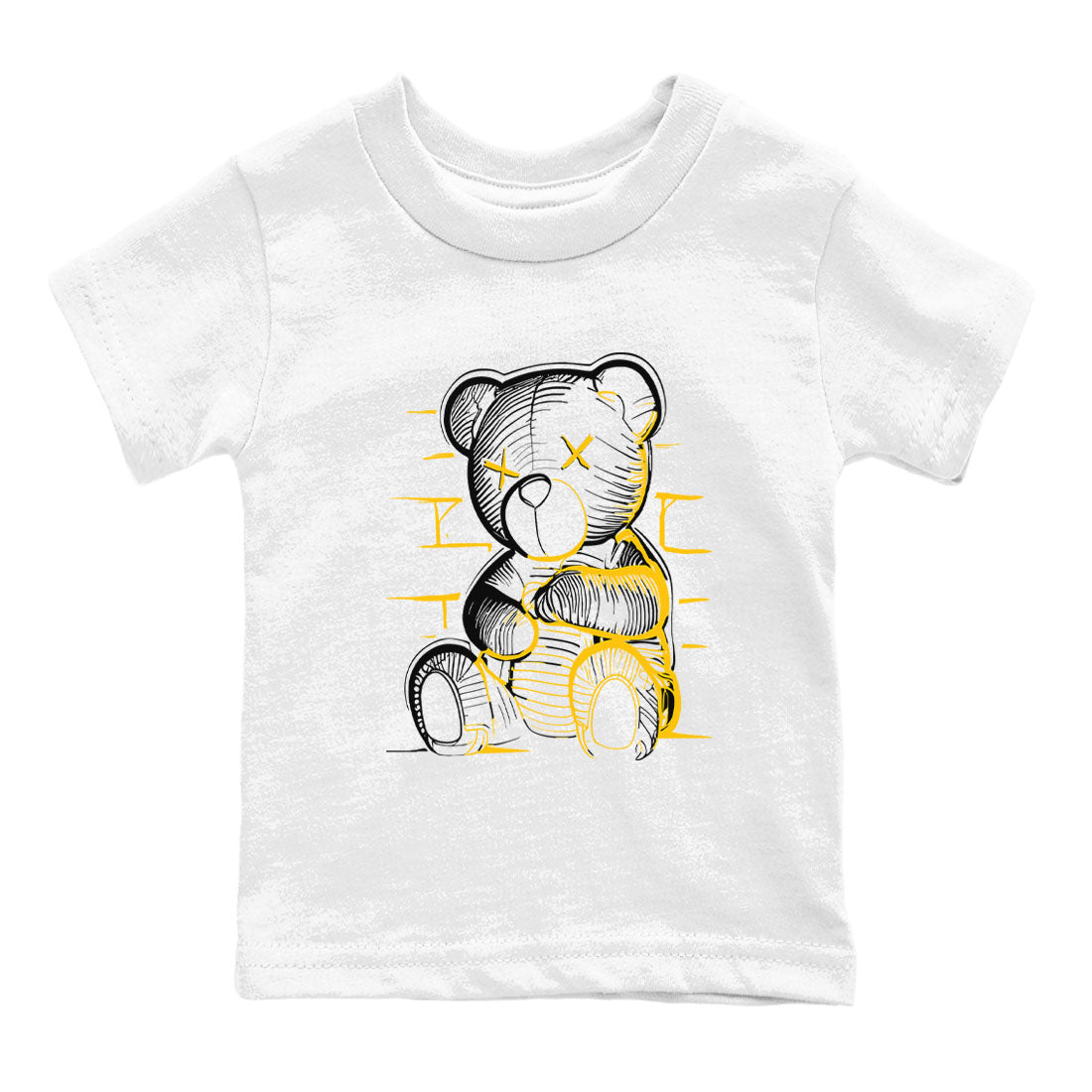 Neon Bear snkmatch Tees Kids - Air Jordan 6 Yellow Ochre