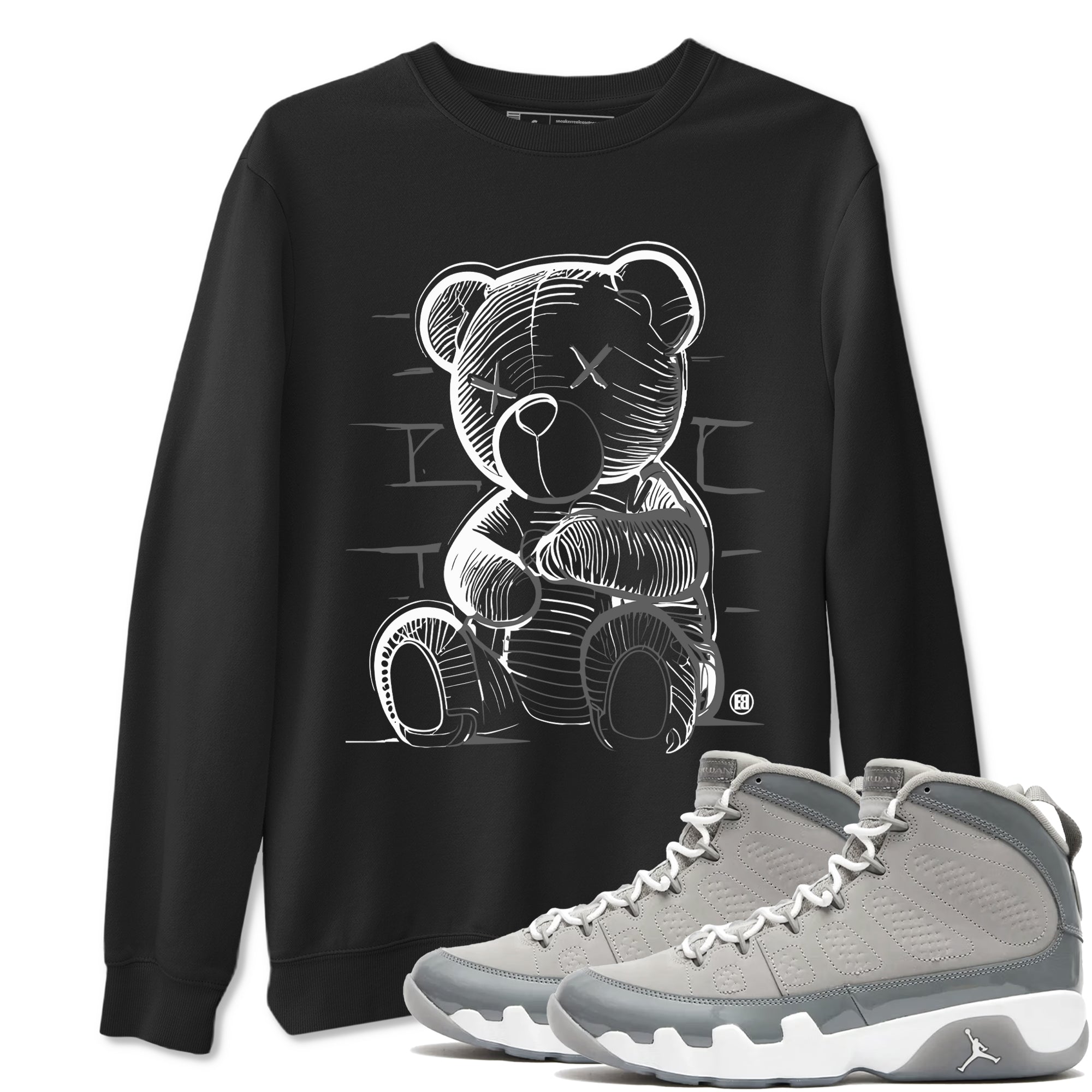 Neon Bear snkmatch Tees - Air Jordan 9 Cool Grey