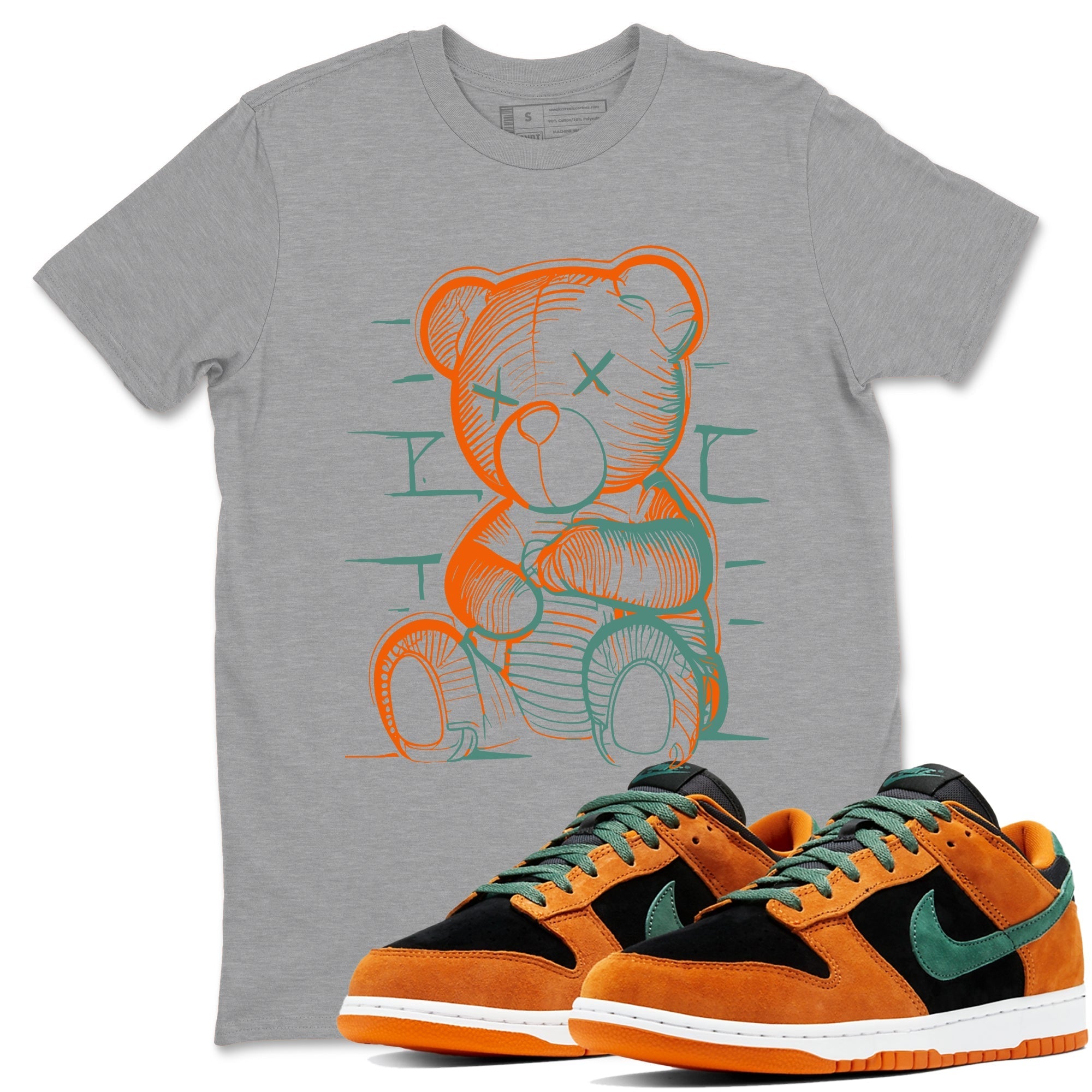 Neon Bear snkmatch Tees - Dunk Ceramic
