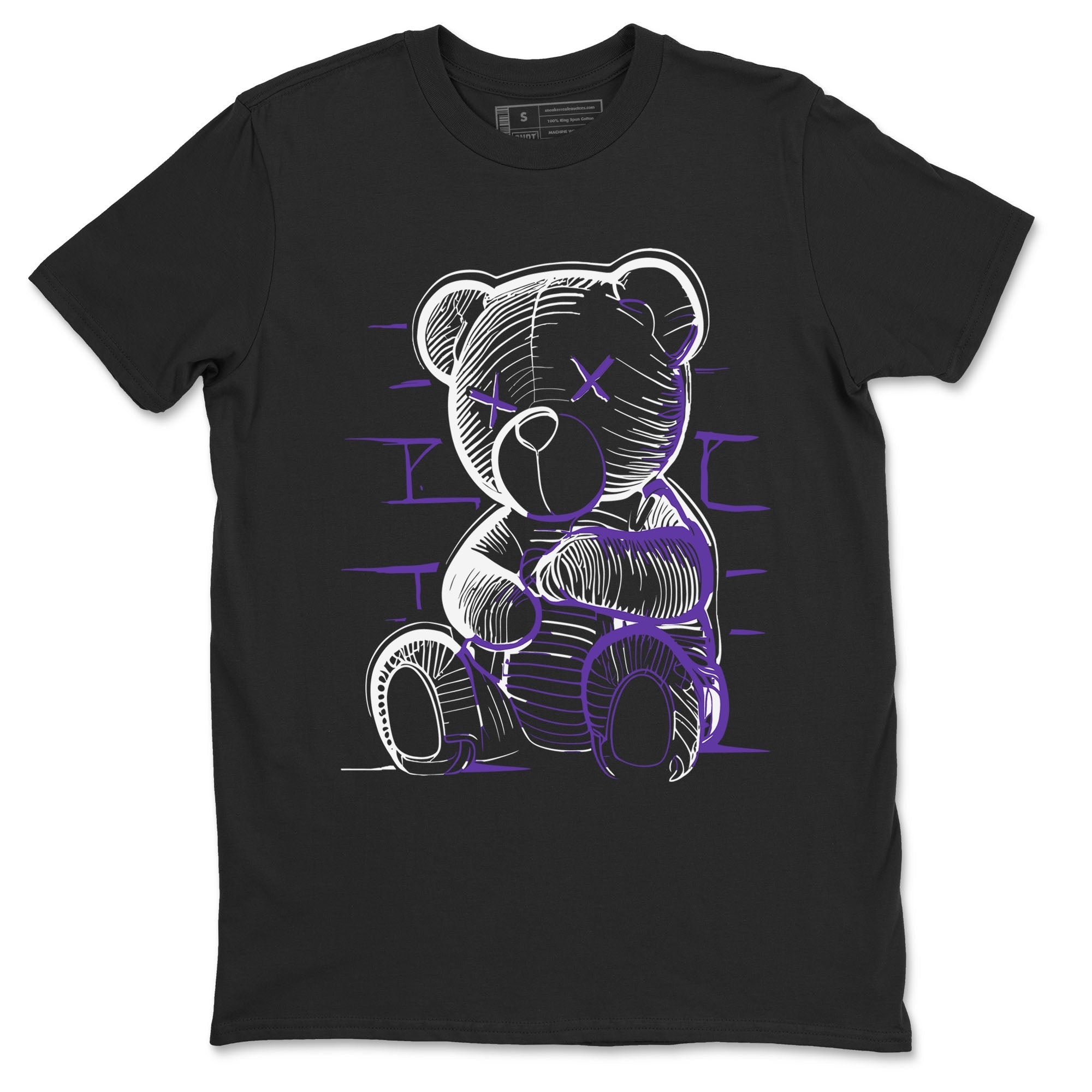 Neon Bear snkmatch Tees - Dunk Low Court Purple