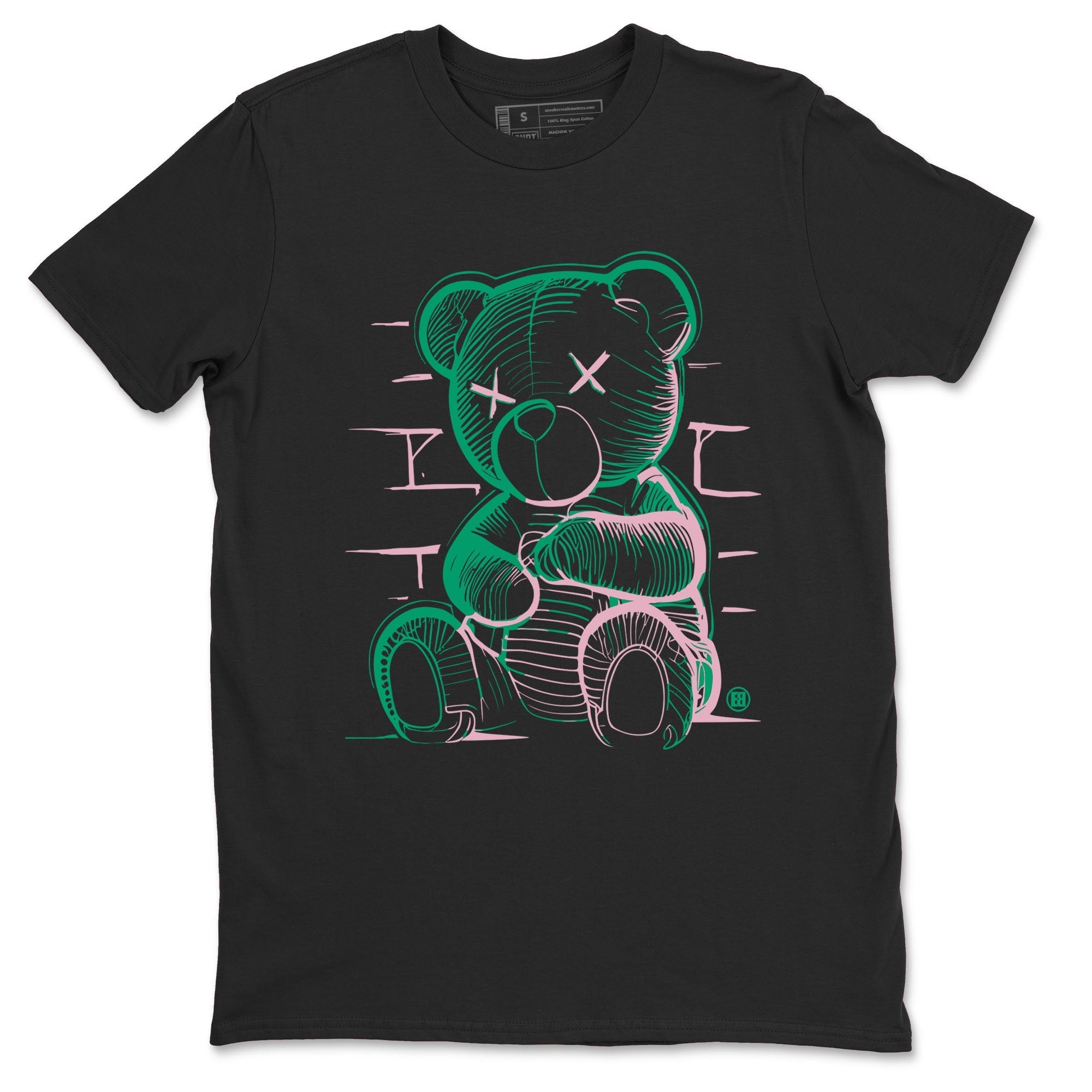 Neon Bear snkmatch Tees - Dunk Medium Soft Pink Malachite