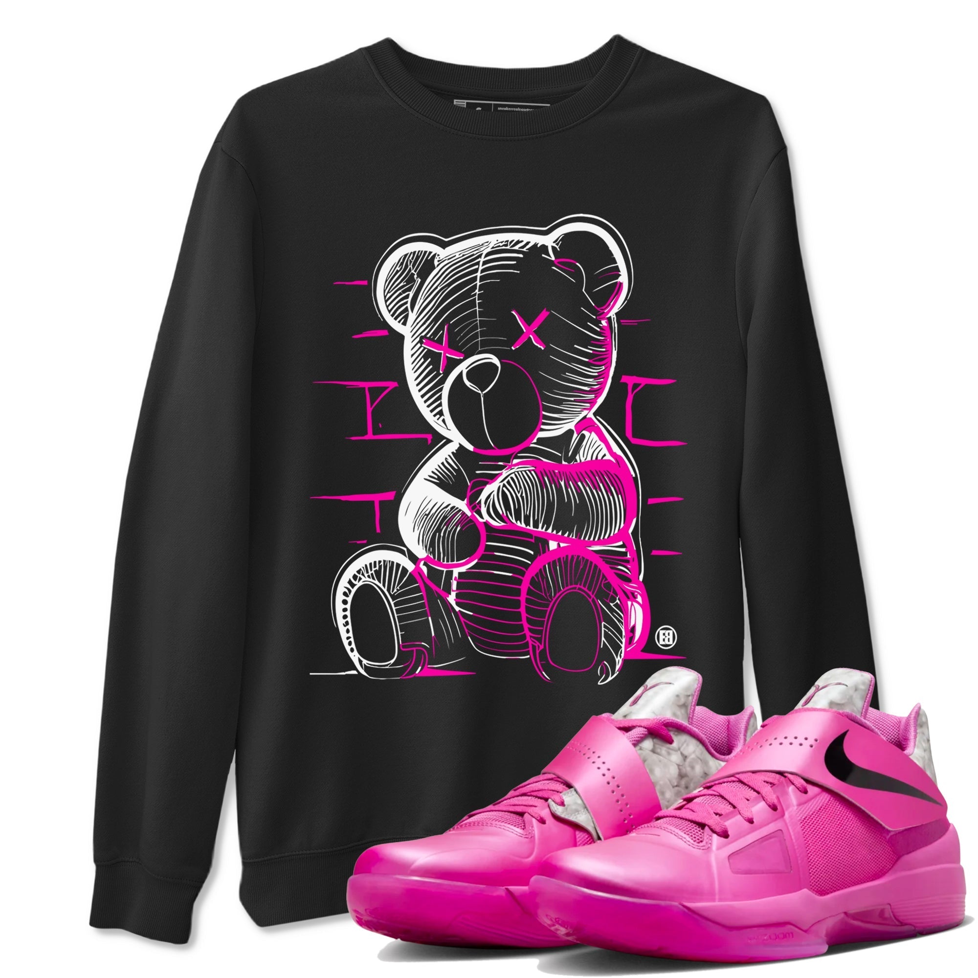 Neon Bear snkmatch Tees - Nike KD 4 Aunt Pearl