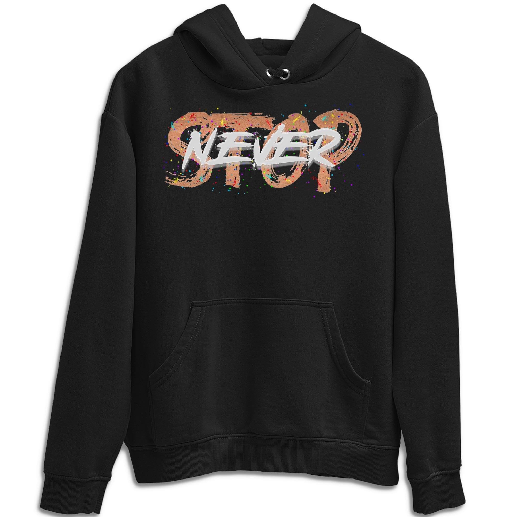 Never Stop Unisex Tops - Air Jordan 1 Brushstroke