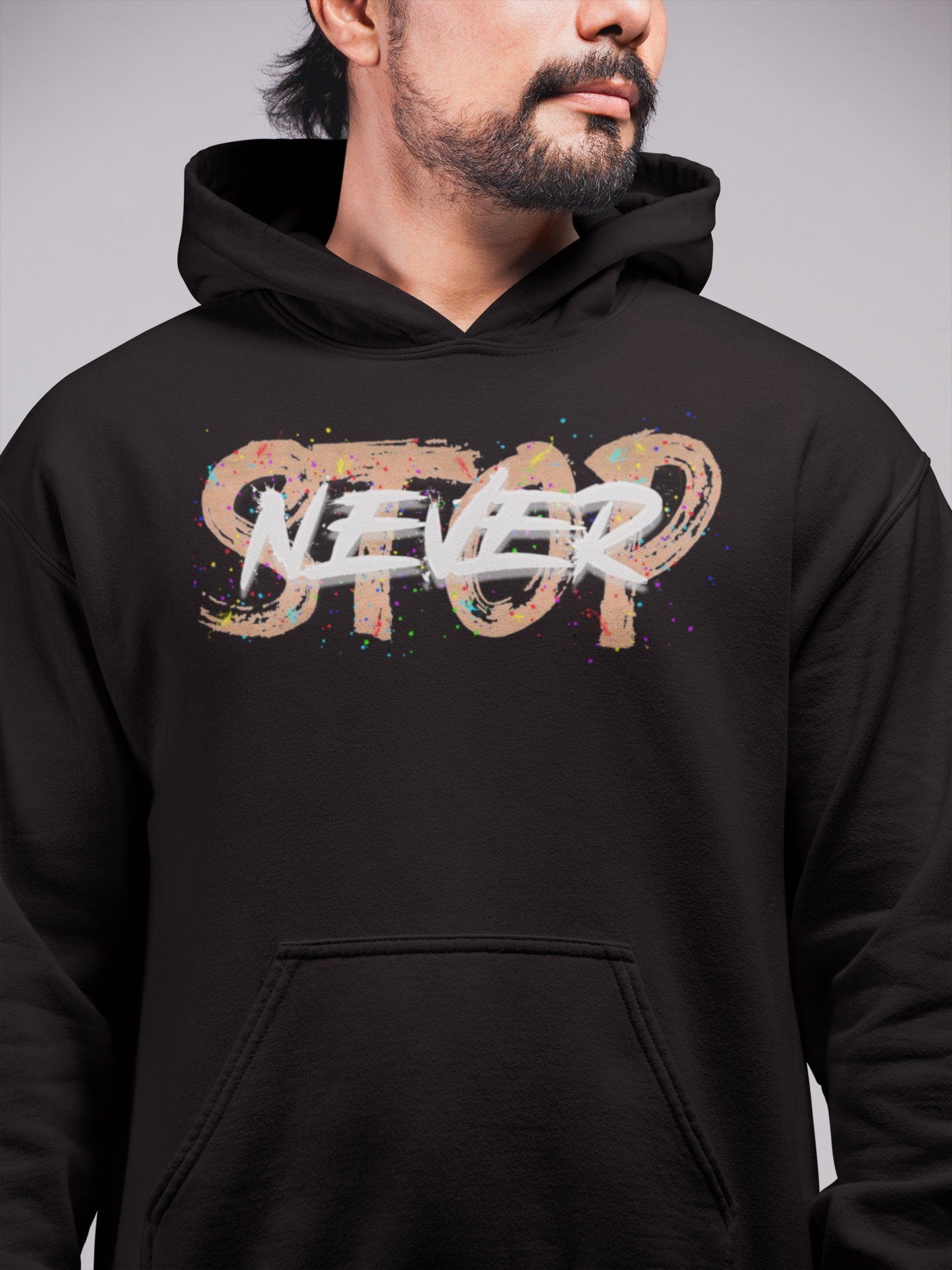Never Stop Unisex Tops - Air Jordan 1 Brushstroke