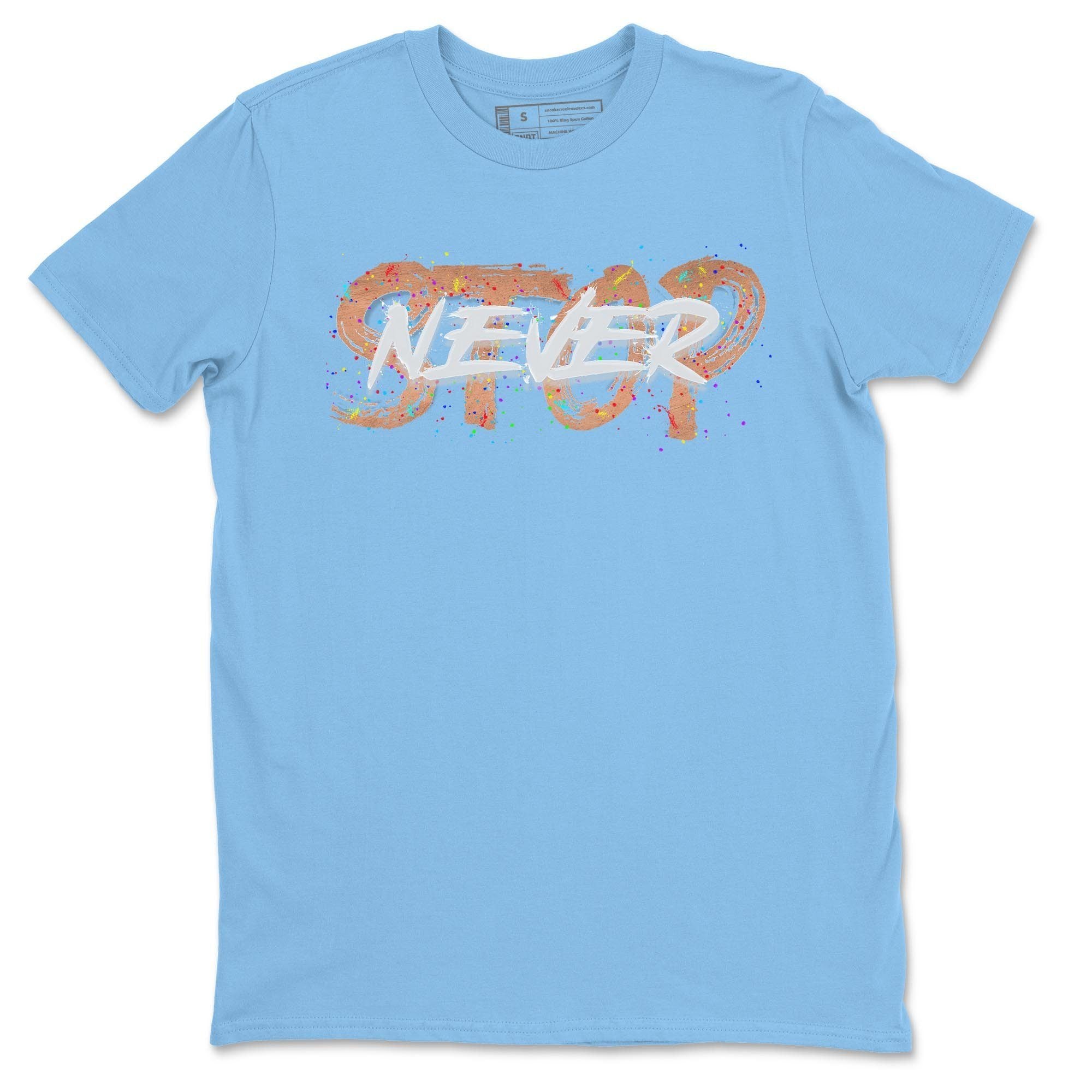 Never Stop Unisex Tops - Air Jordan 1 Brushstroke