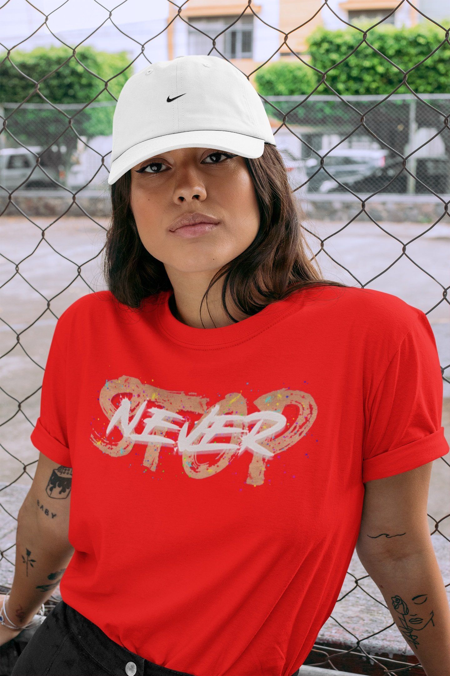 Never Stop Unisex Tops - Air Jordan 1 Brushstroke