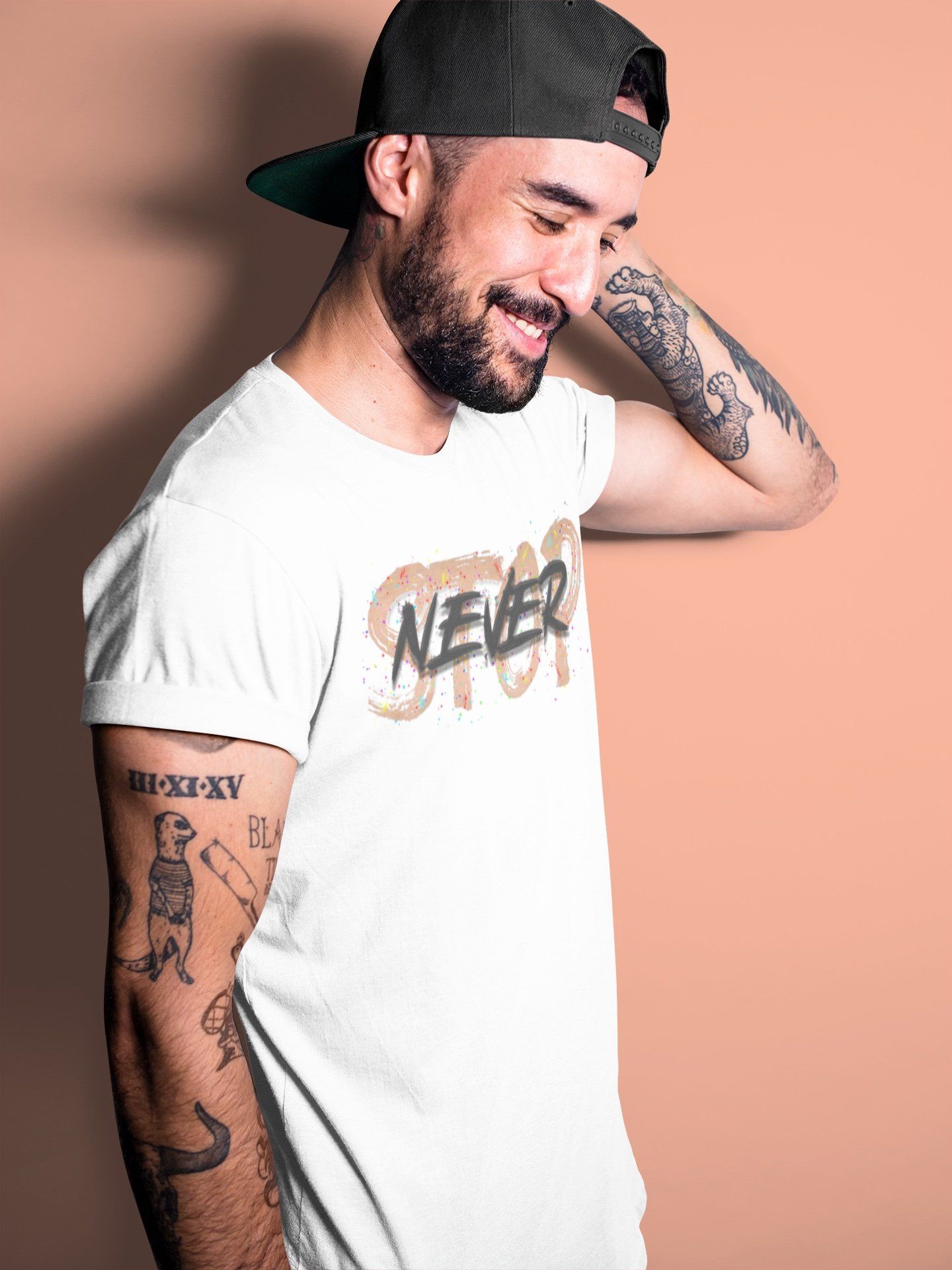 Never Stop Unisex Tops - Air Jordan 1 Brushstroke