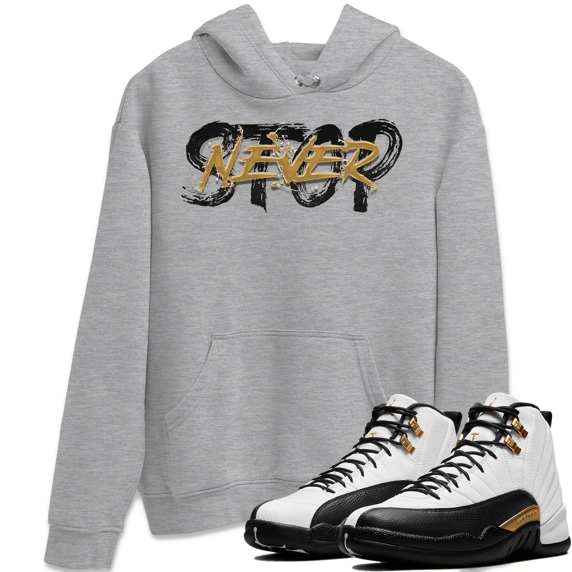 Never Stop Unisex Tops - Air Jordan 12 Royalty