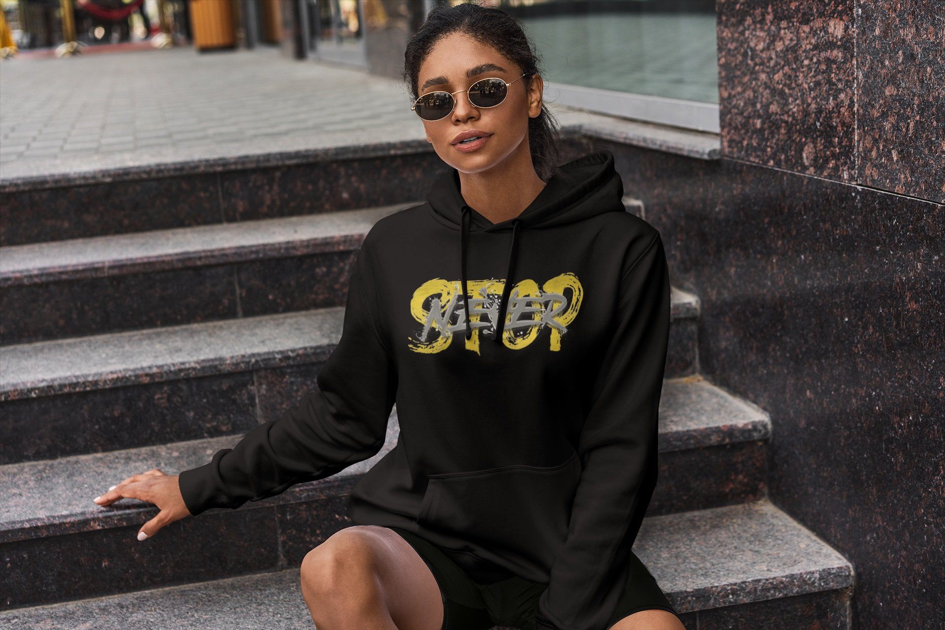 Never Stop Unisex Tops - Air Jordan 4 Lightning