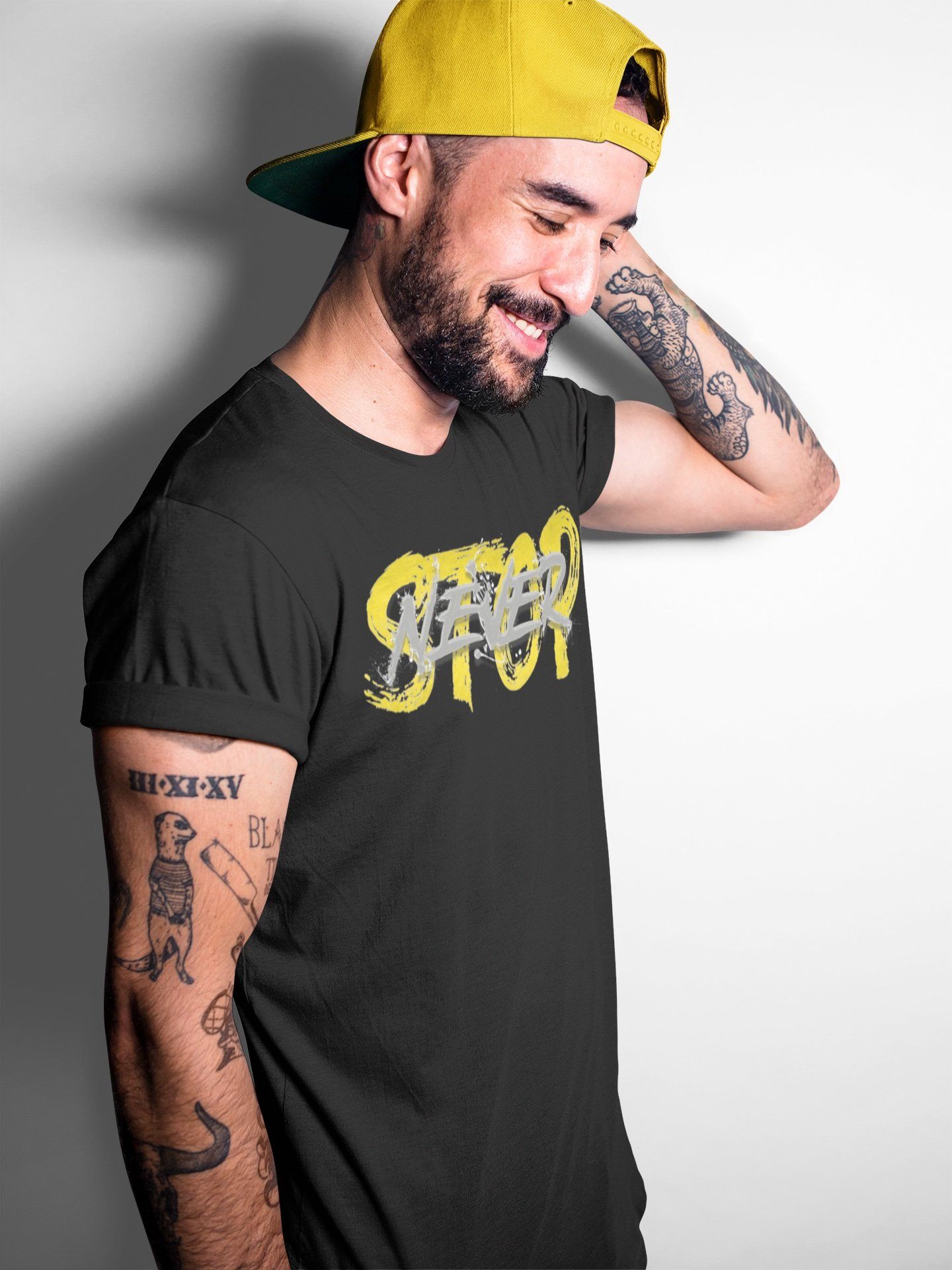Never Stop Unisex Tops - Air Jordan 4 Lightning